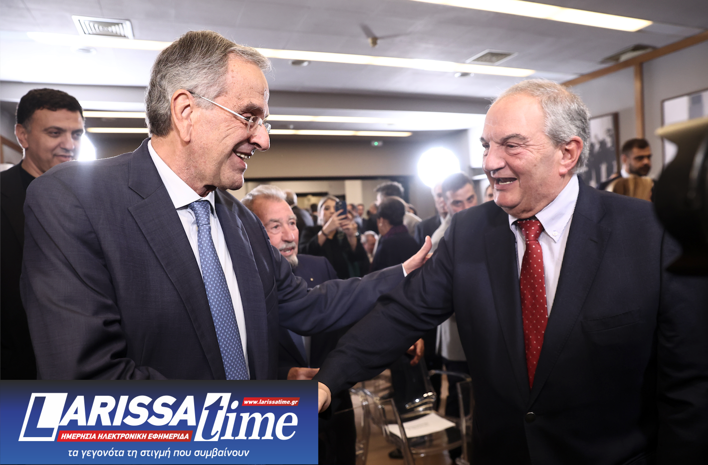 Τα τετ α τετ Μητσοτάκη με Σαμαρά και Καραμανλή-2