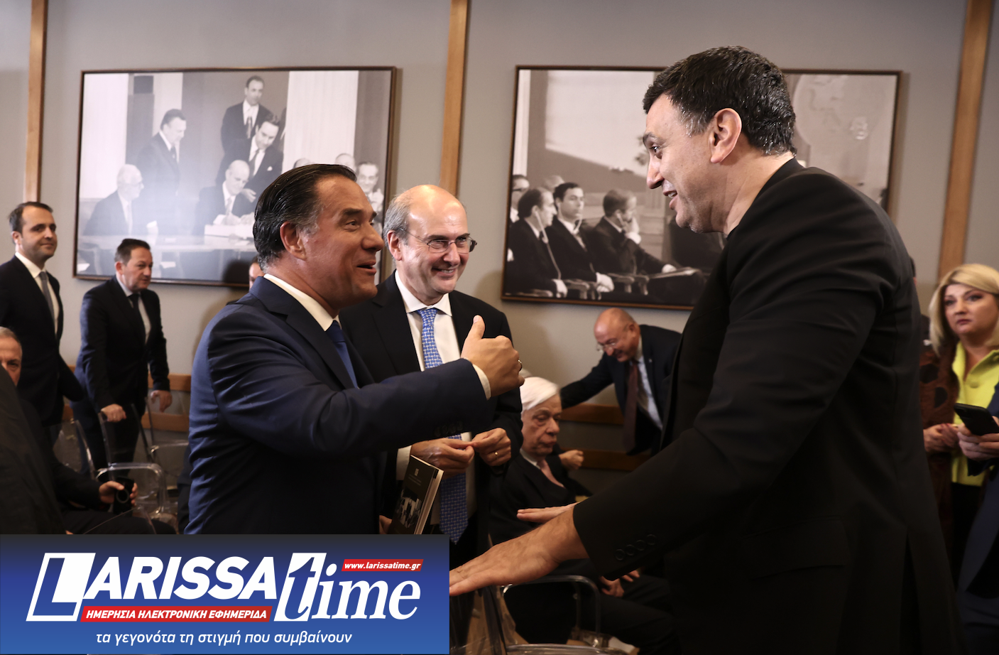 Τα τετ α τετ Μητσοτάκη με Σαμαρά και Καραμανλή-4