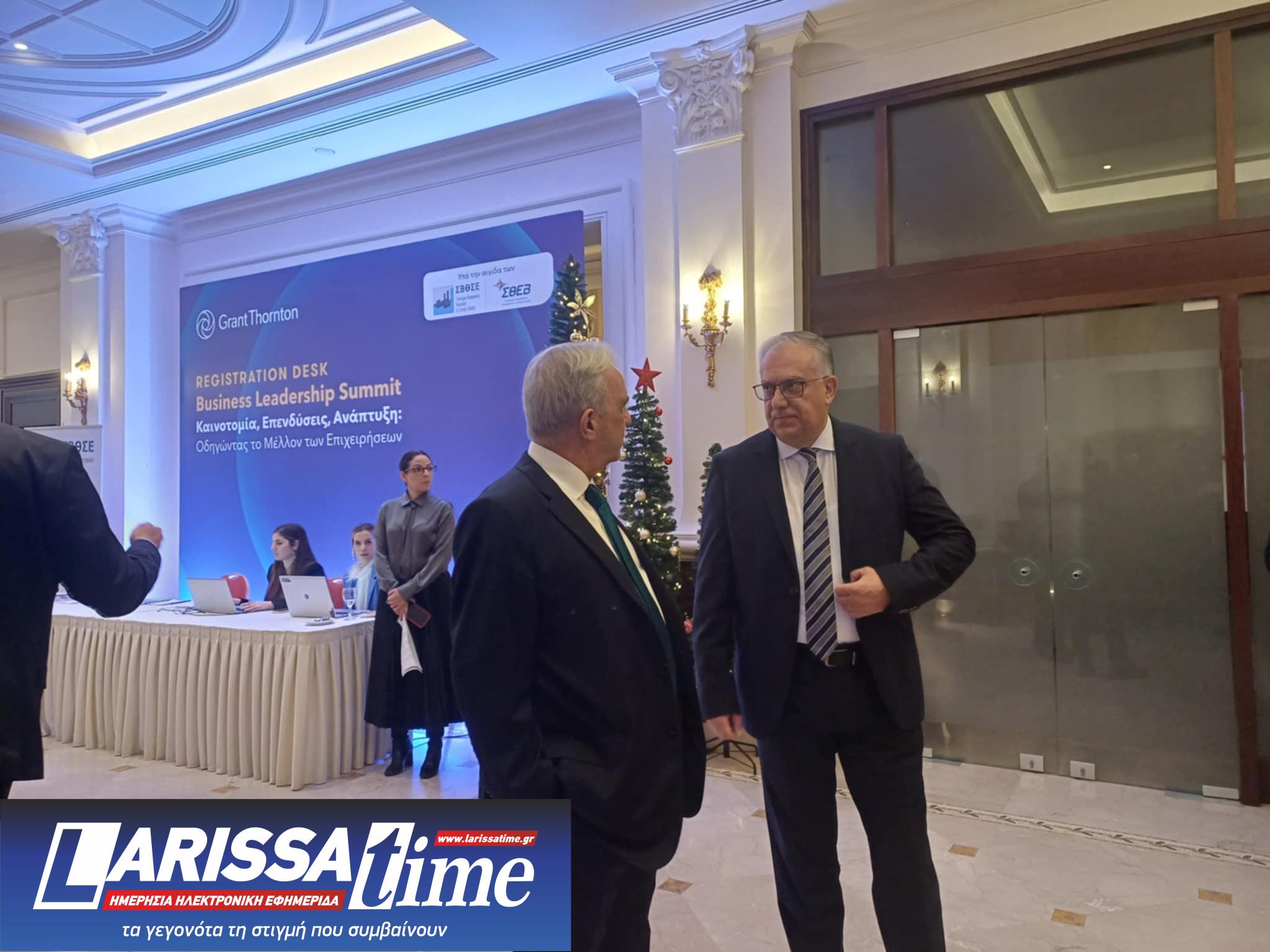 Θεοδωρικάκος από Λάρισα: Είμαστε δίπλα στις επιχειρήσεις και τους πολίτες της Θεσσαλίας