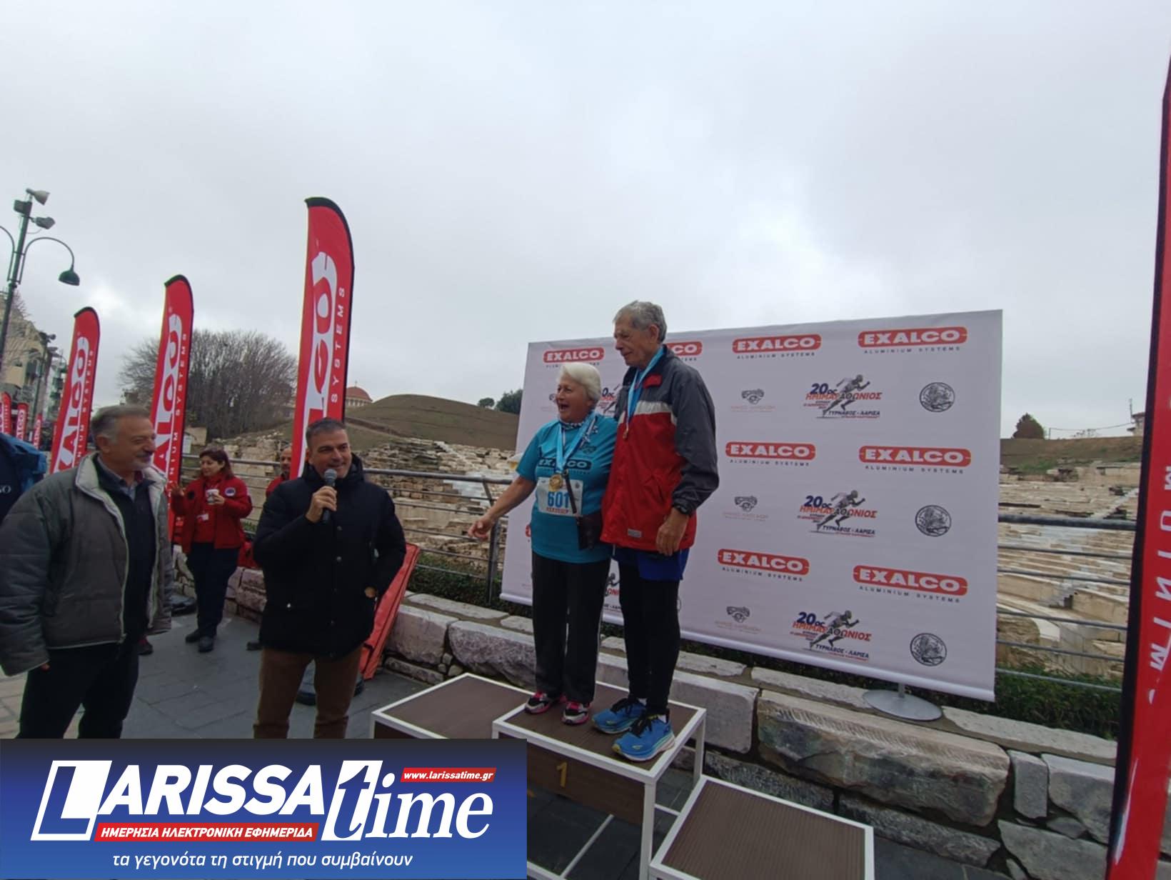 Μεγάλη συμμετοχή στον 20ο Ημιμαραθώνιο Τύρναβος – Λάρισα «Στέλιος Καντώνιας». (ΦΩΤΟ)