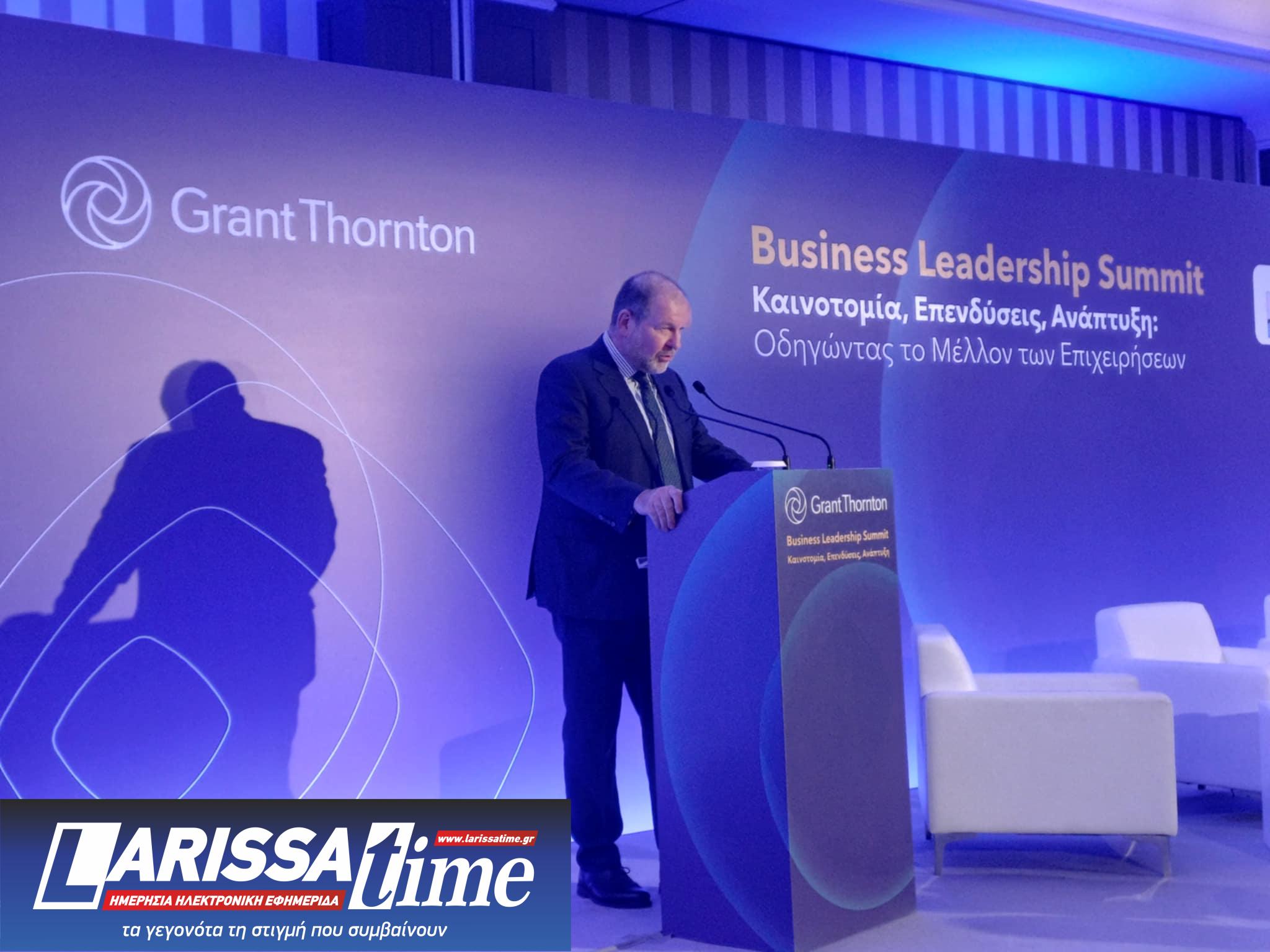 Θεοδωρικάκος από Λάρισα: Είμαστε δίπλα στις επιχειρήσεις και τους πολίτες της Θεσσαλίας