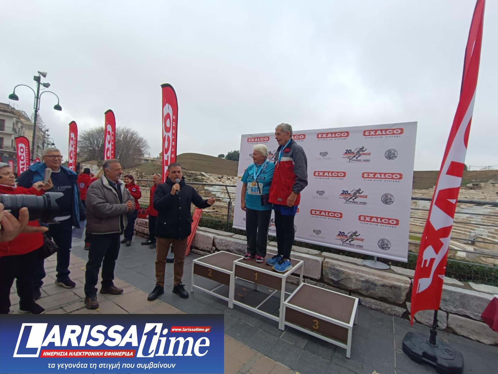 Μεγάλη συμμετοχή στον 20ο Ημιμαραθώνιο Τύρναβος – Λάρισα «Στέλιος Καντώνιας». (ΦΩΤΟ)