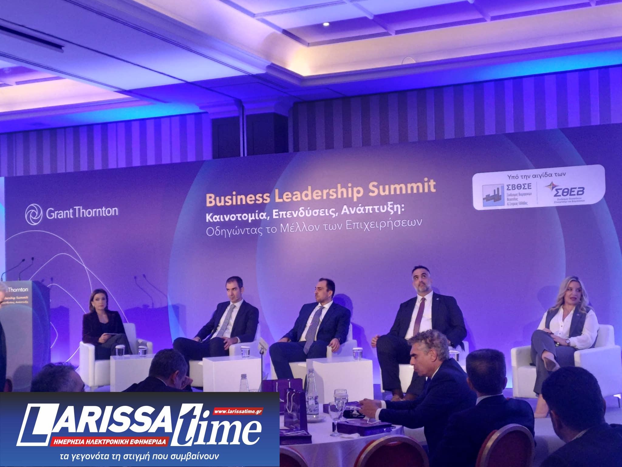 Θεοδωρικάκος από Λάρισα: Είμαστε δίπλα στις επιχειρήσεις και τους πολίτες της Θεσσαλίας