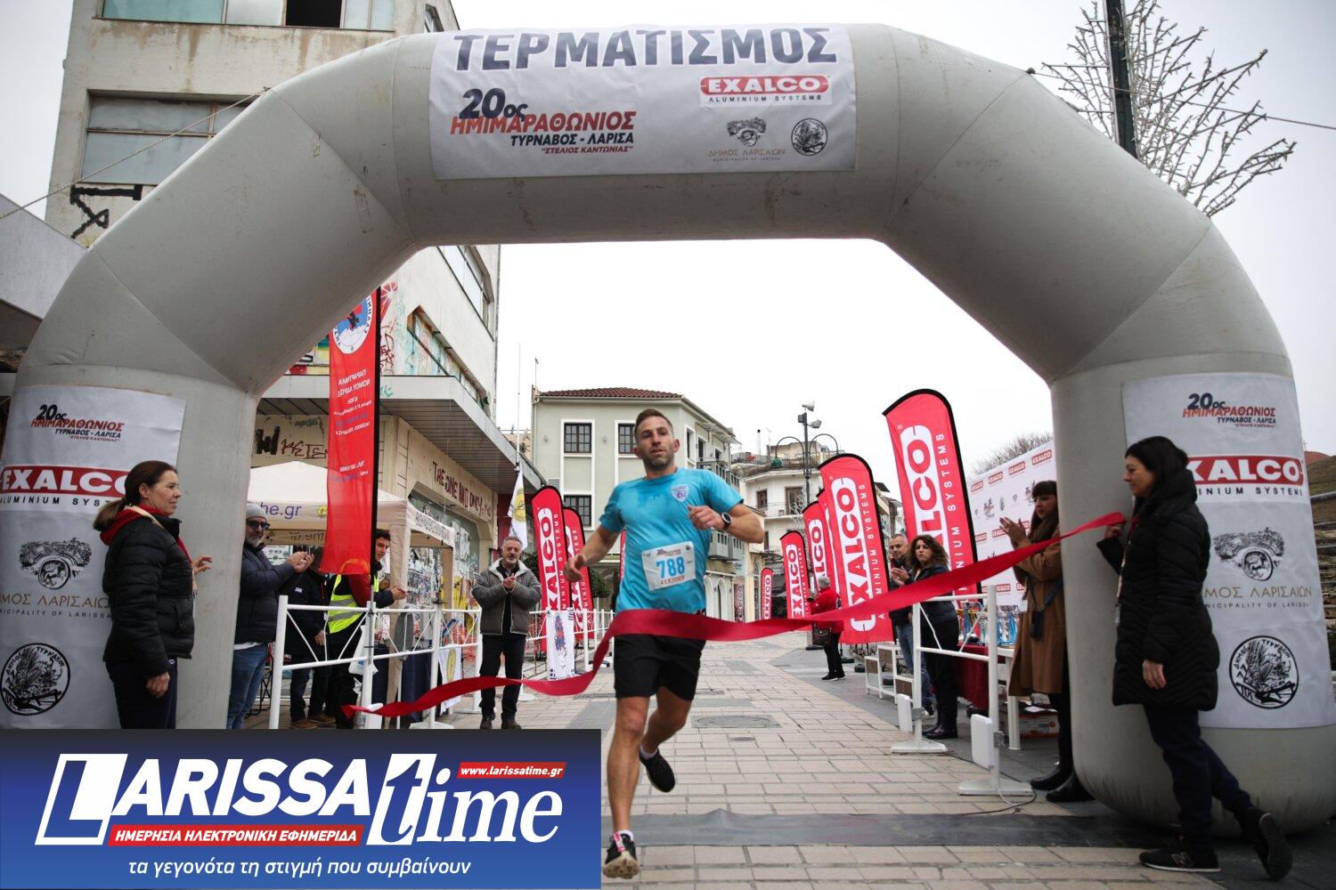 Μεγάλη συμμετοχή στον 20ο Ημιμαραθώνιο Τύρναβος – Λάρισα «Στέλιος Καντώνιας». (ΦΩΤΟ)