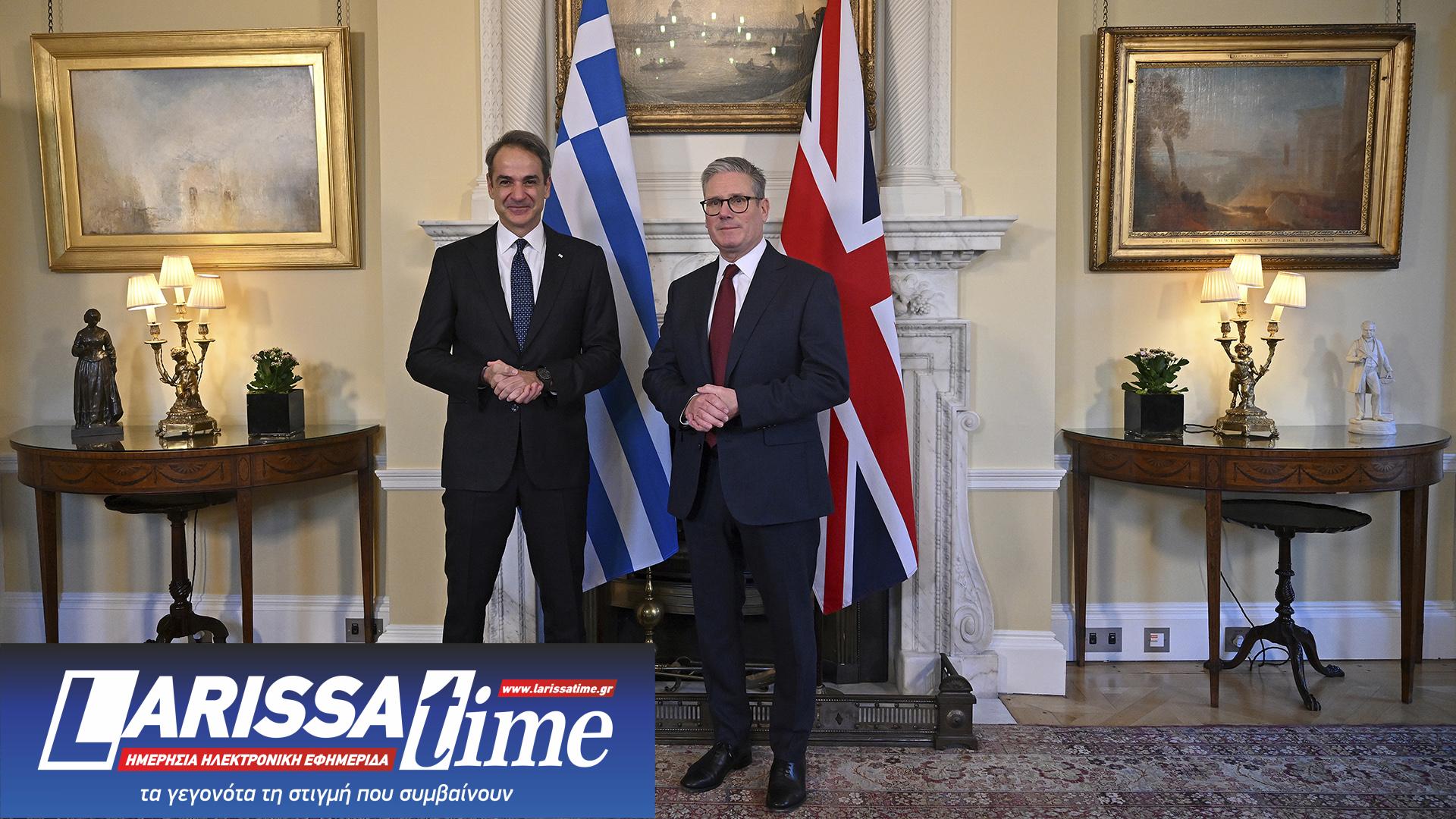 Μητσοτάκης – Στάρμερ: Τι συζήτησαν στην Ντάουνινγκ Στριτ-1