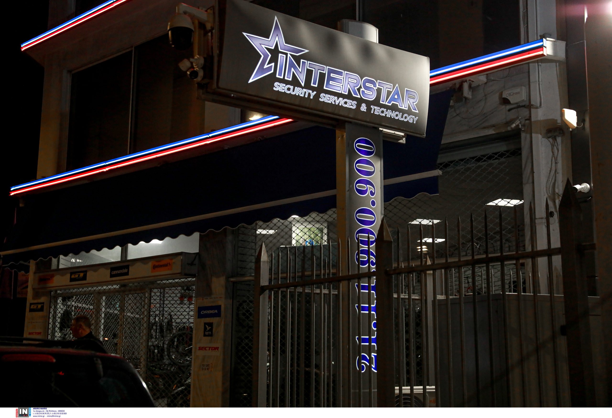 Τέμπη, έφοδος ΕΛ.ΑΣ. εταιρεία φύλαξης