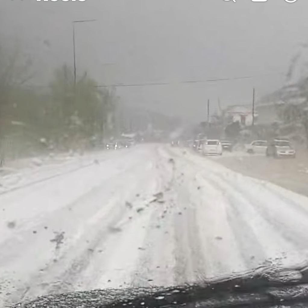 Μεσολόγγι, Κακοκαιρία, Χαλάζι