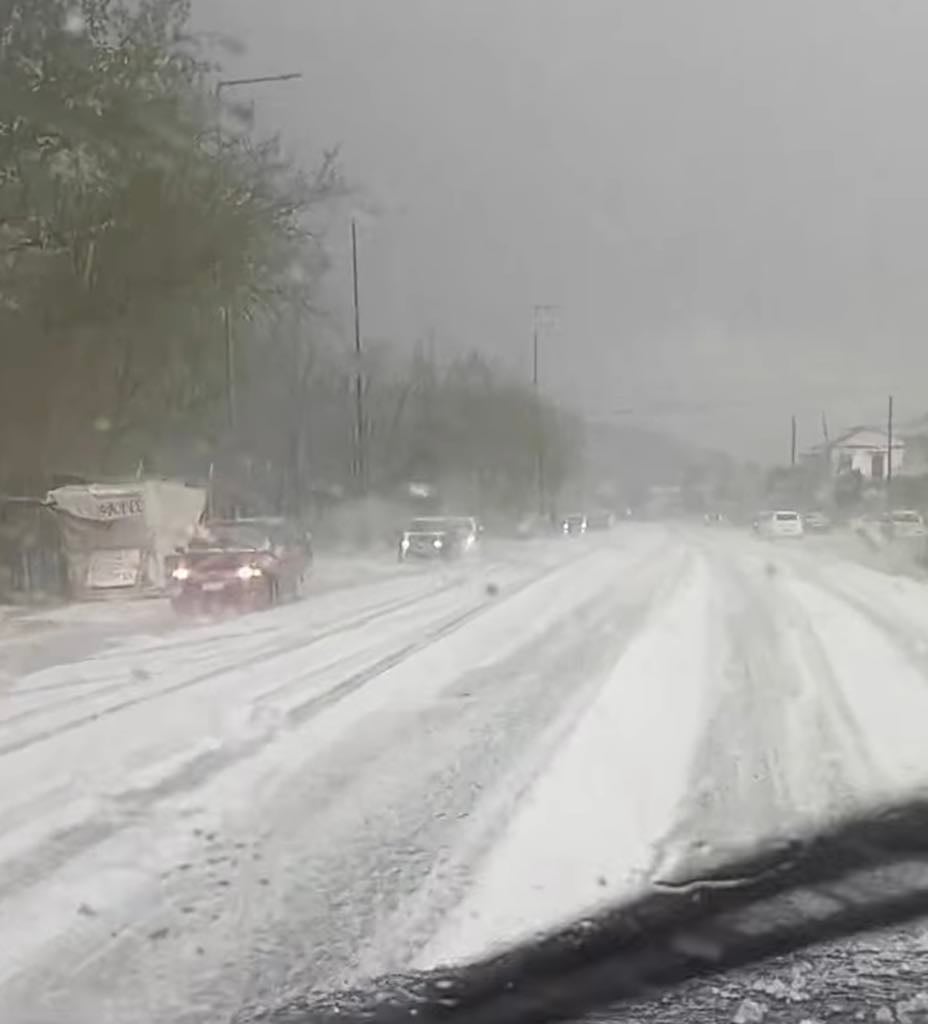 Μεσολόγγι, Κακοκαιρία, Χαλάζι