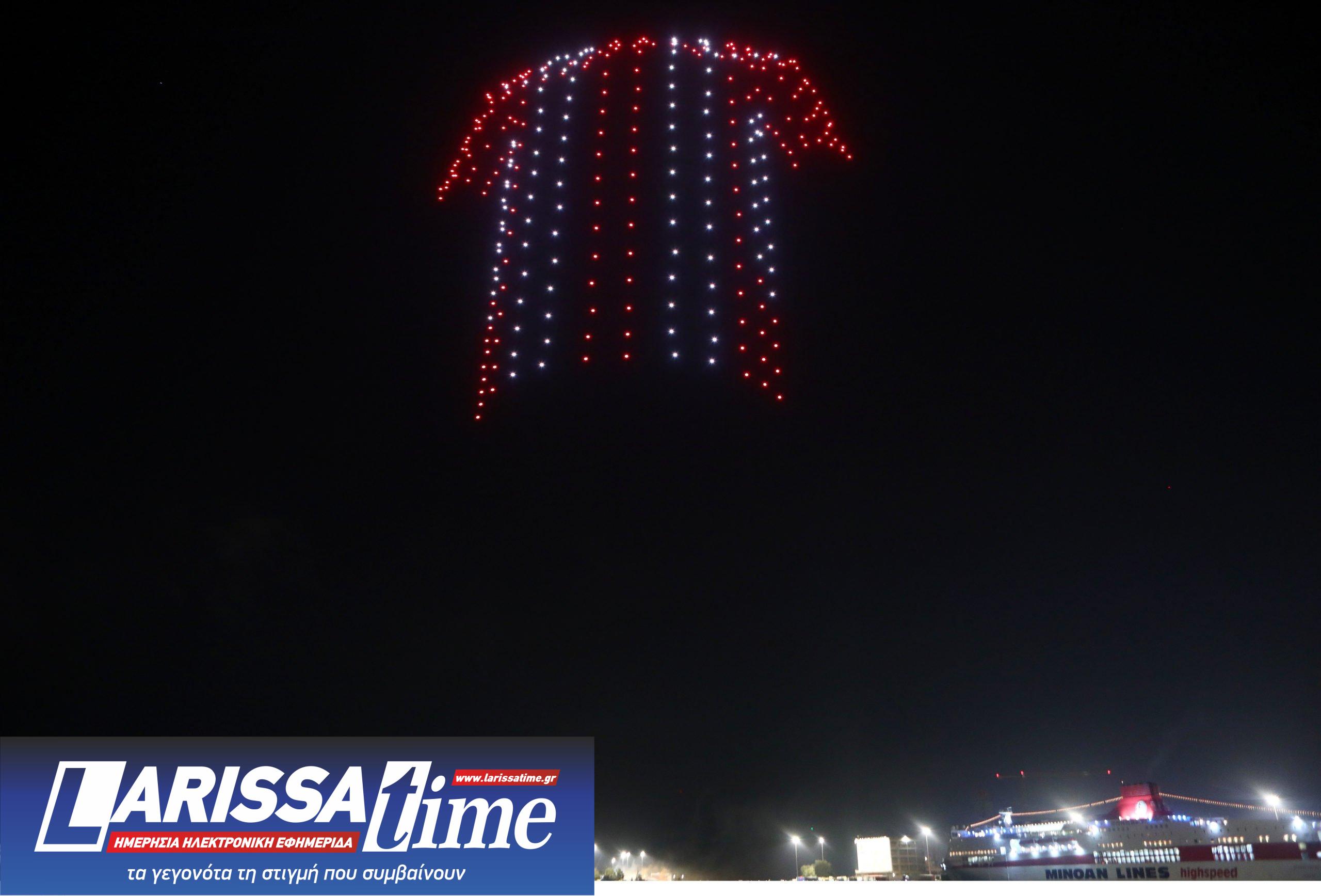 Ολυμπιακός drone show