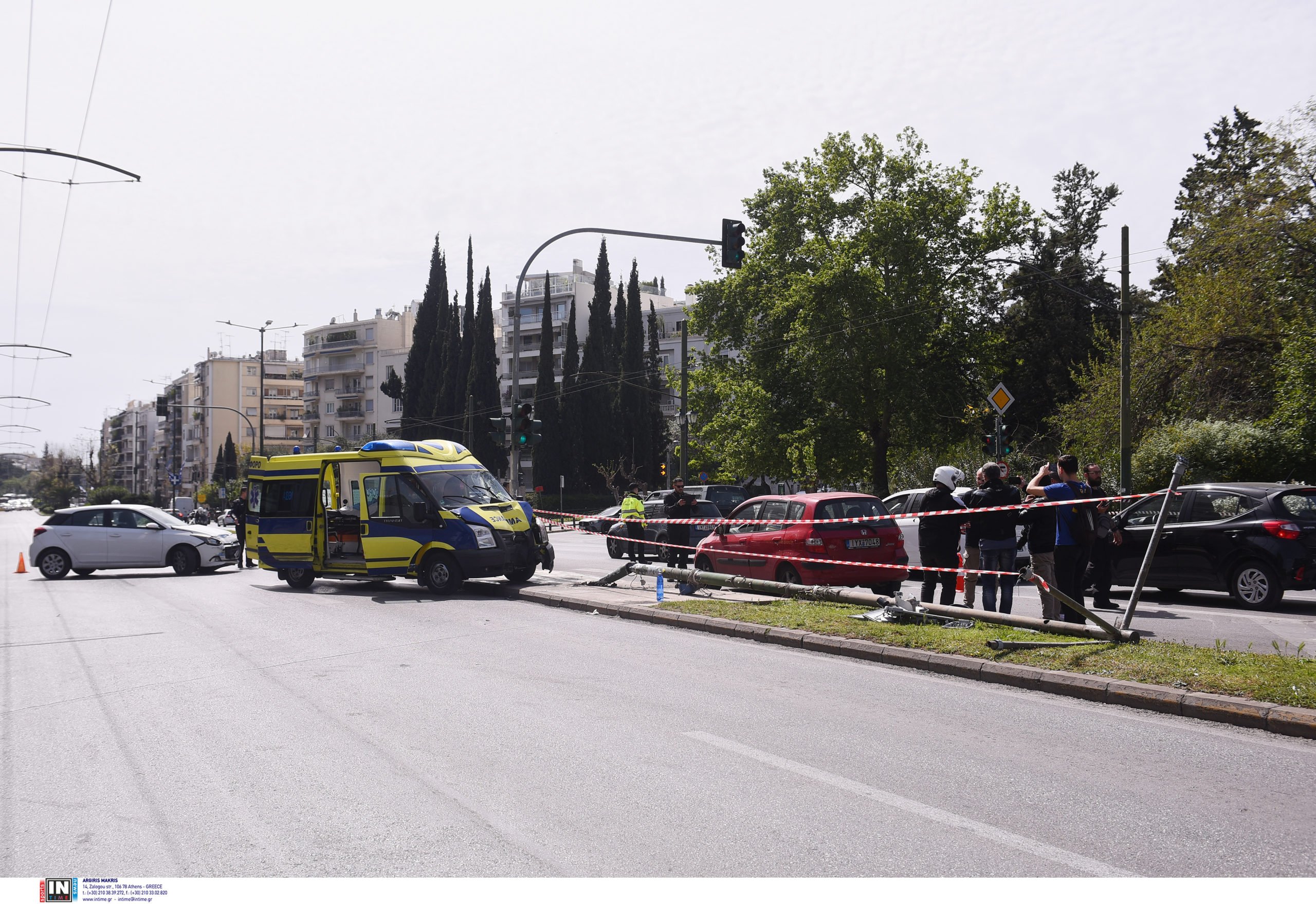ασθενοφόρο, τροχαίο, Παγκράτι