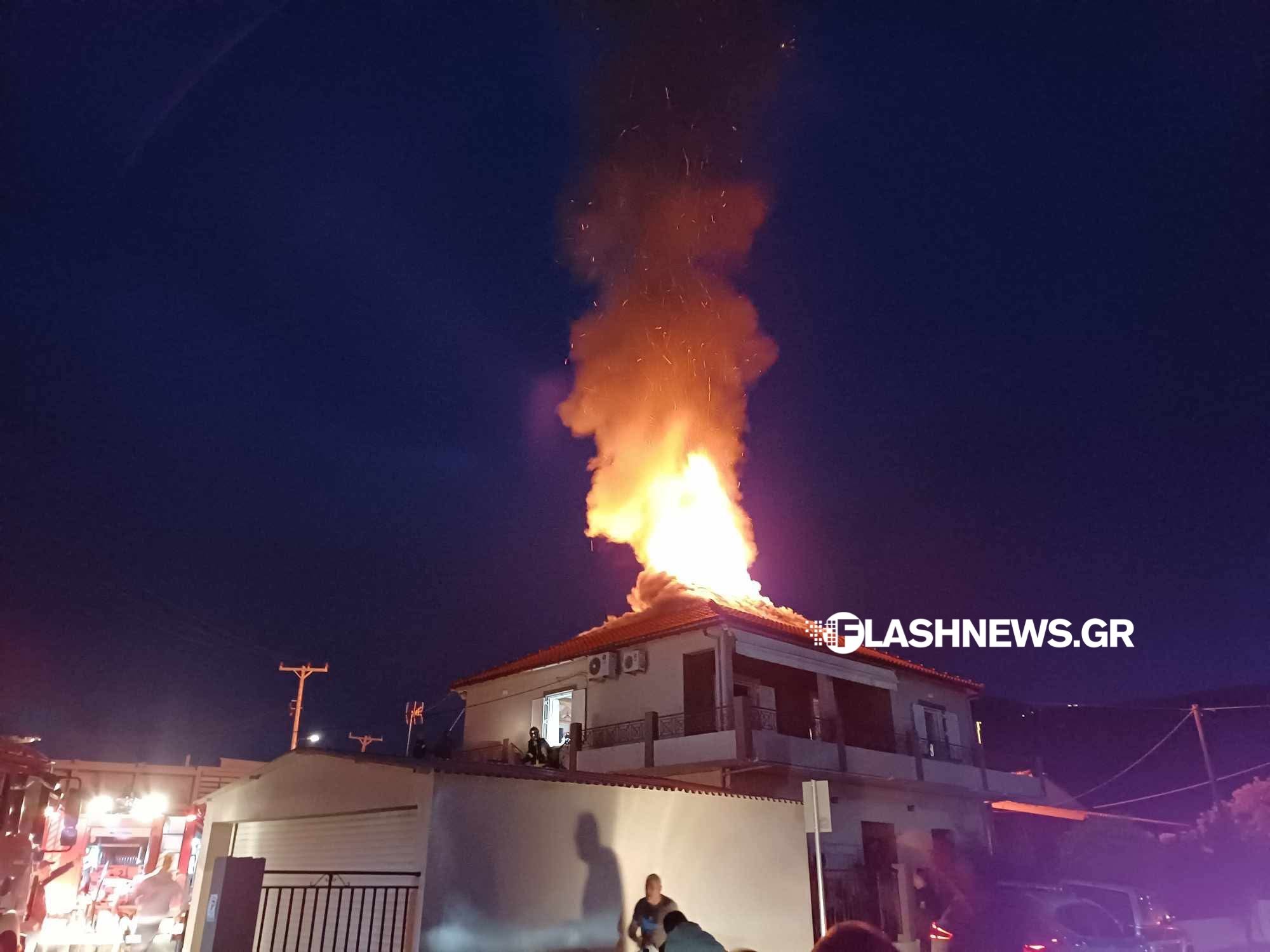 Φωτιά, σπίτι, Χανιά