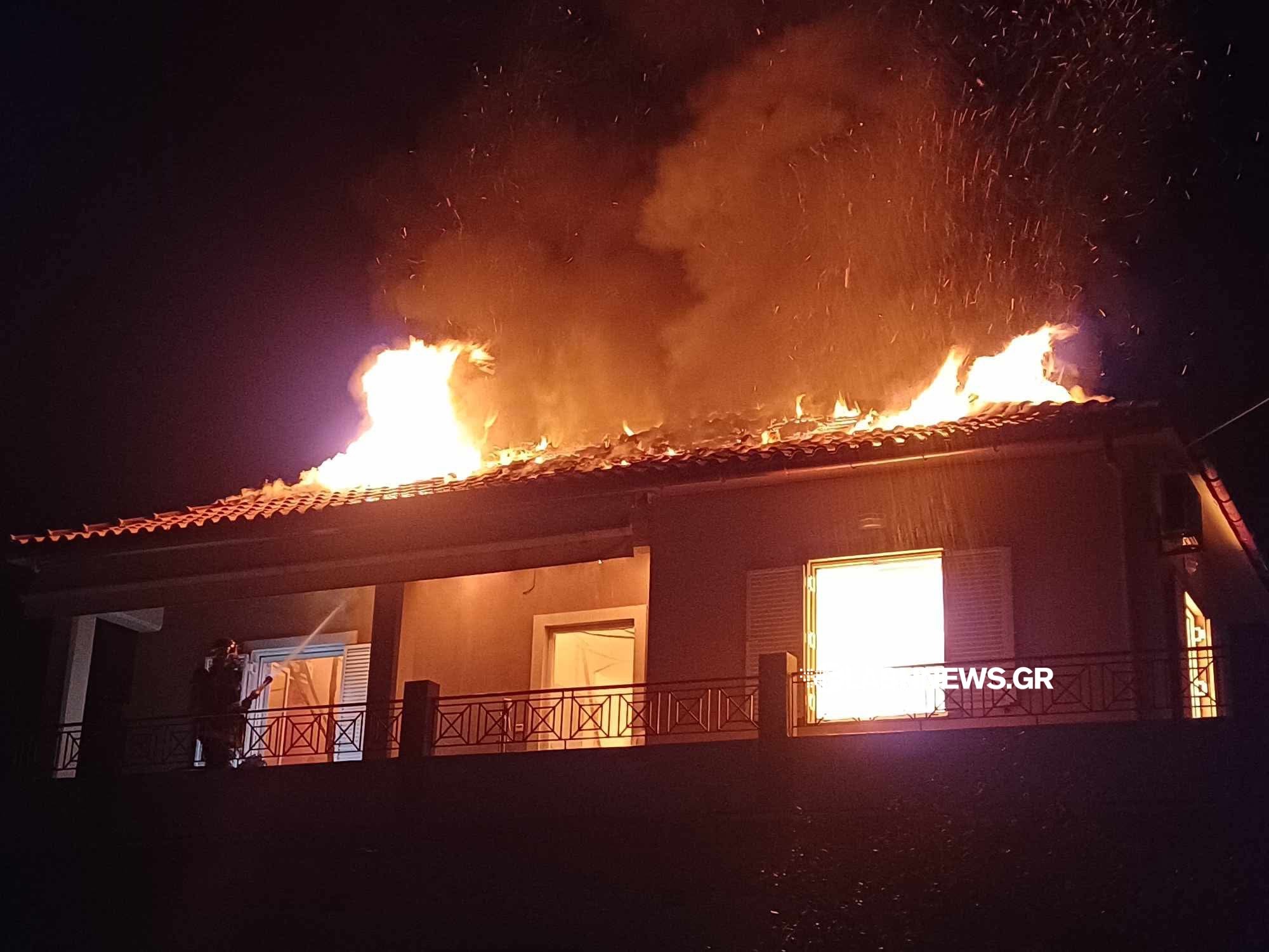 Φωτιά, σπίτι, Χανιά