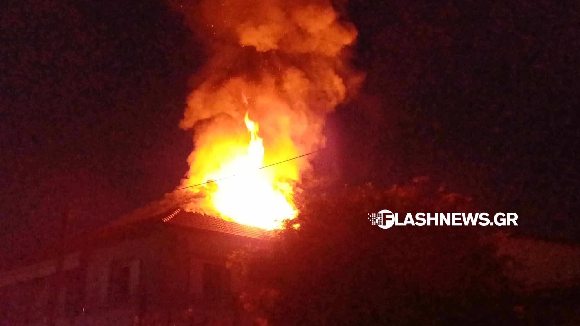 Φωτιά, σπίτι, Χανιά