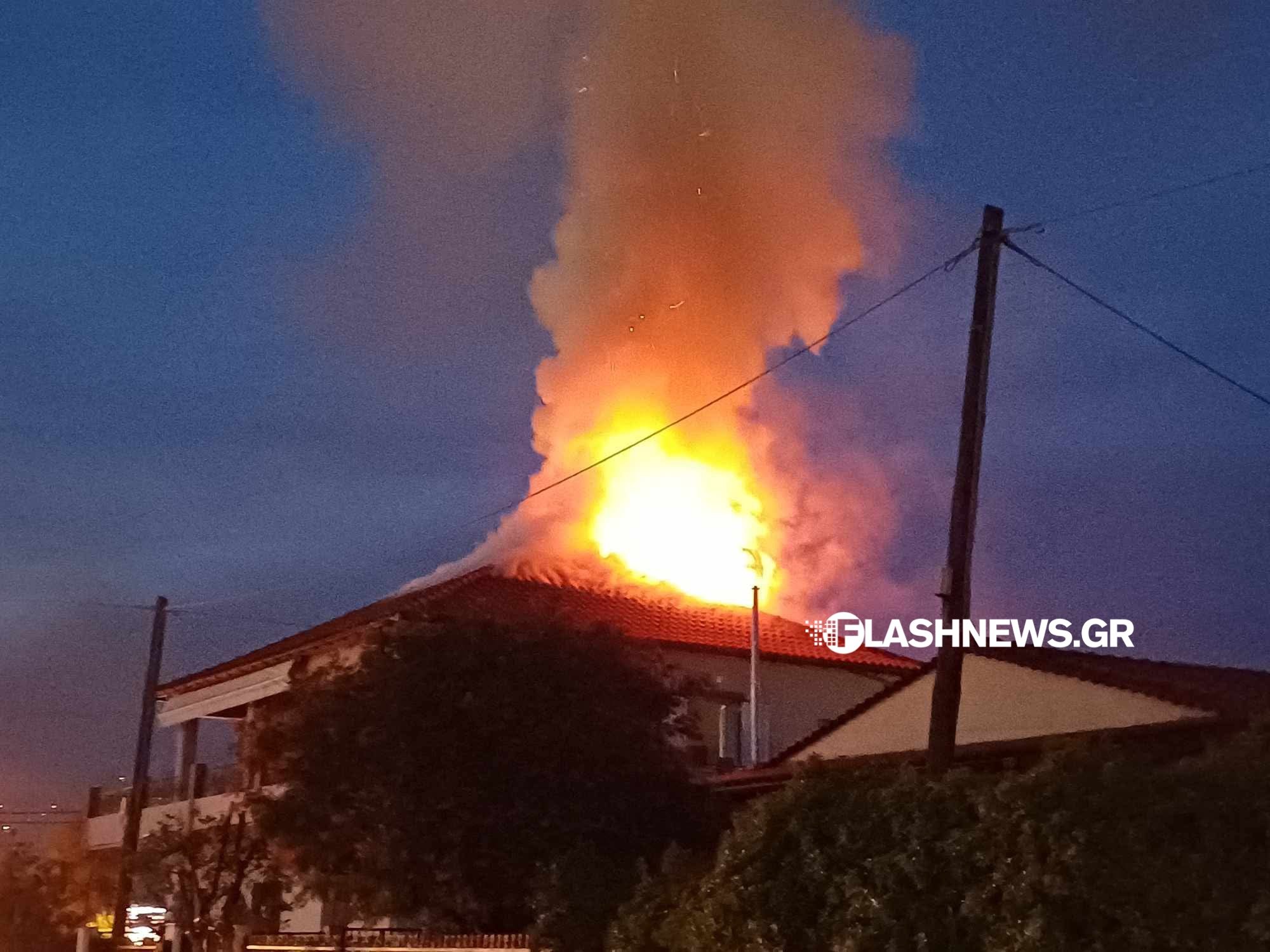 Φωτιά, σπίτι, Χανιά