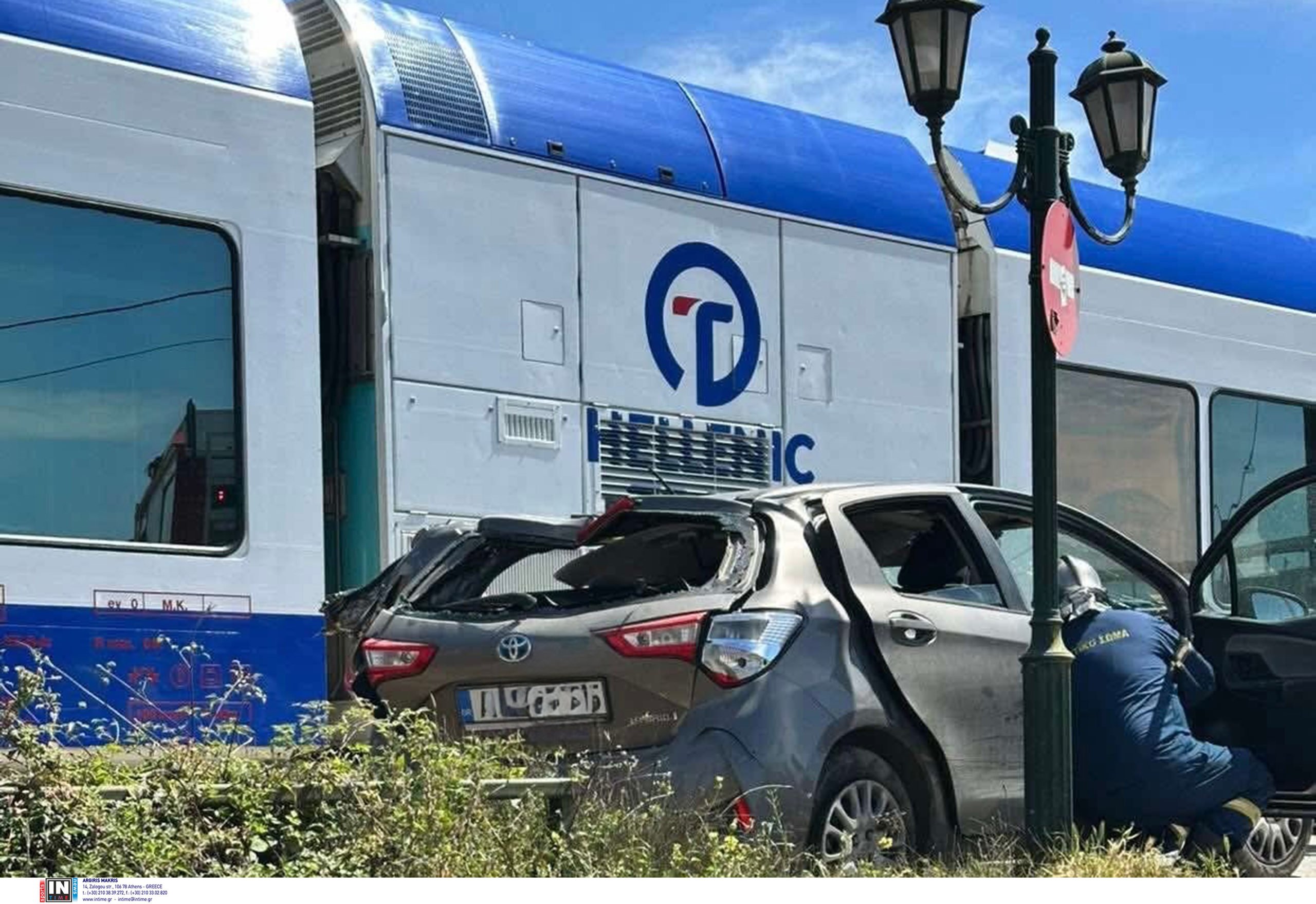 Πάτρα σύγκρουση τρένου αυτοκινήτου