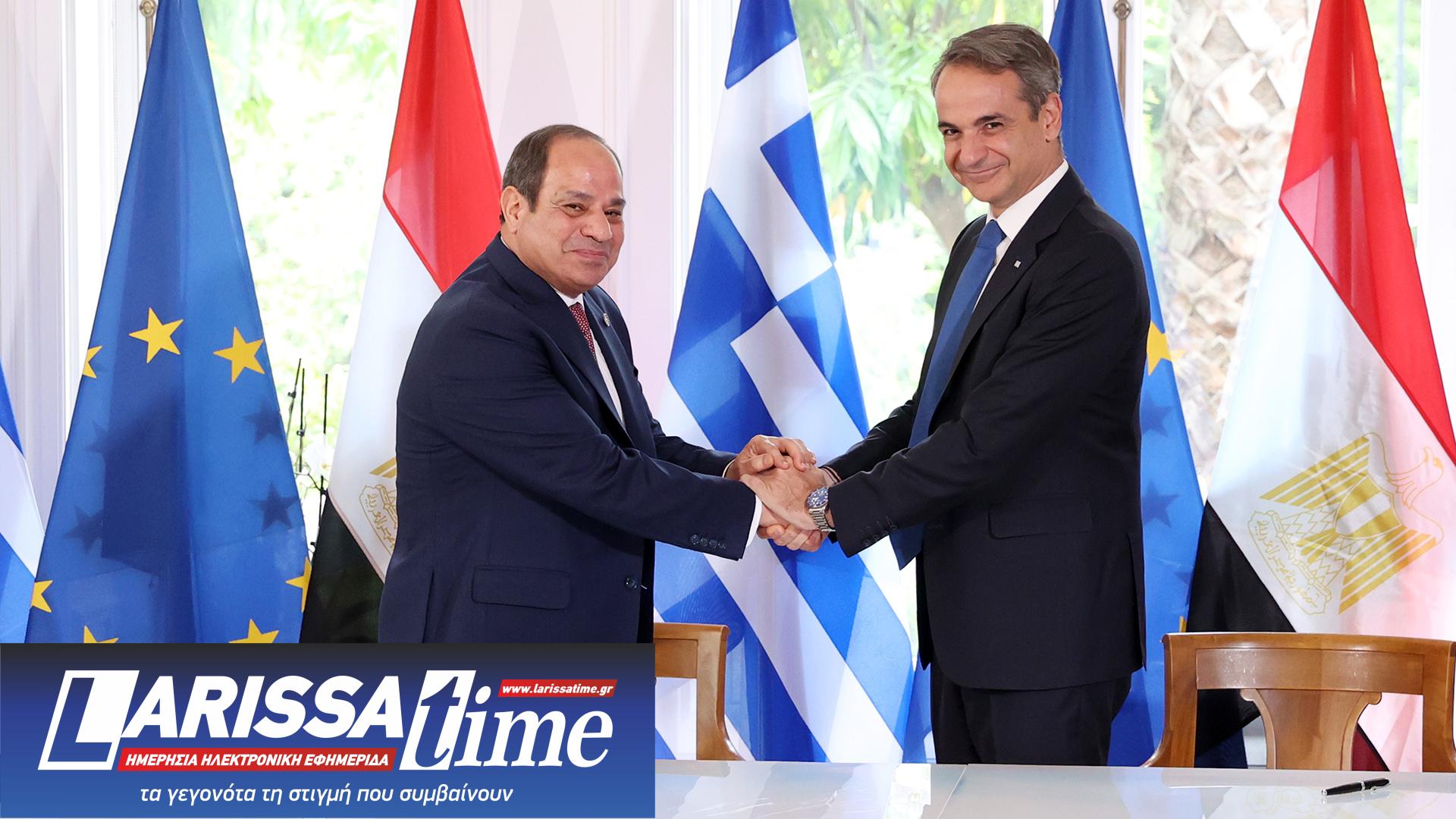 Μητσοτάκης – Σίσι: Υπεγράφη διακήρυξη για τη στρατηγική εταιρική σχέση Αθήνας- Καΐρου-2