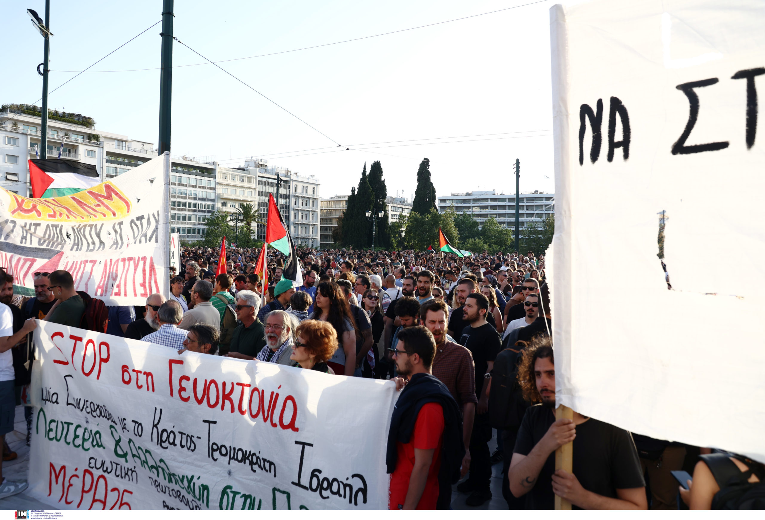  Σύνταγμα, Συγκέντρωση, Παλαιστίνη