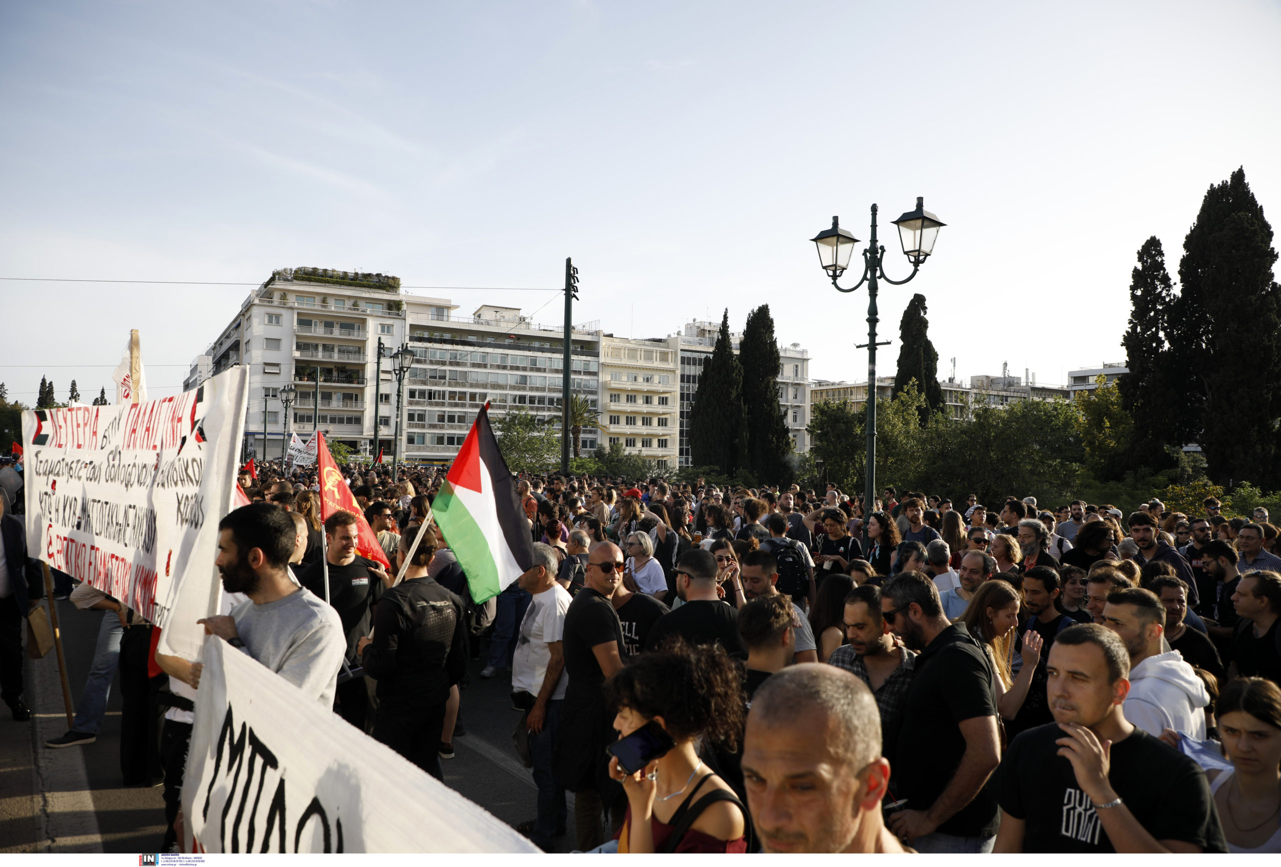  Σύνταγμα, Συγκέντρωση, Παλαιστίνη