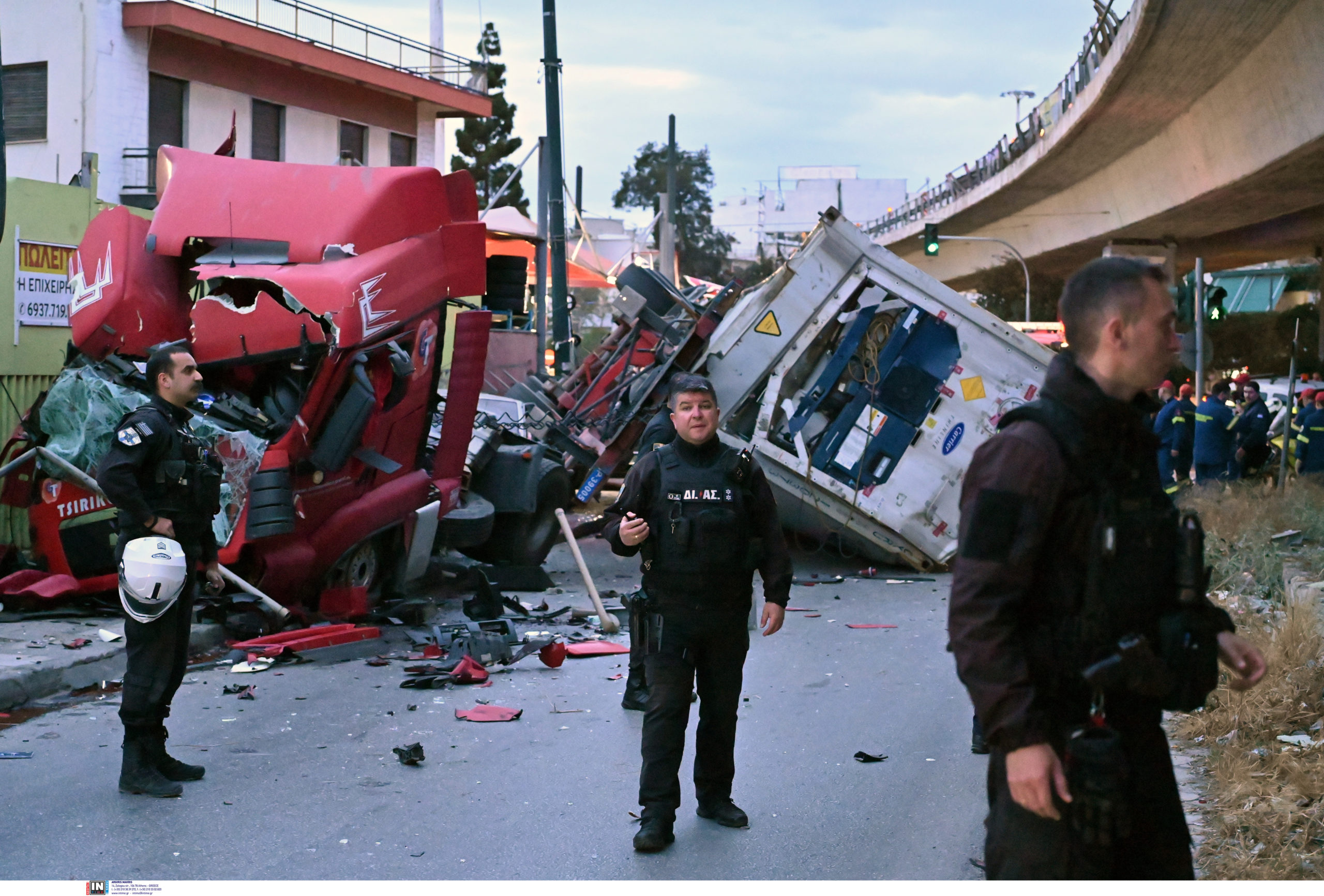 Τροχαίο, φορτηγό, Πέτρου Ράλλη