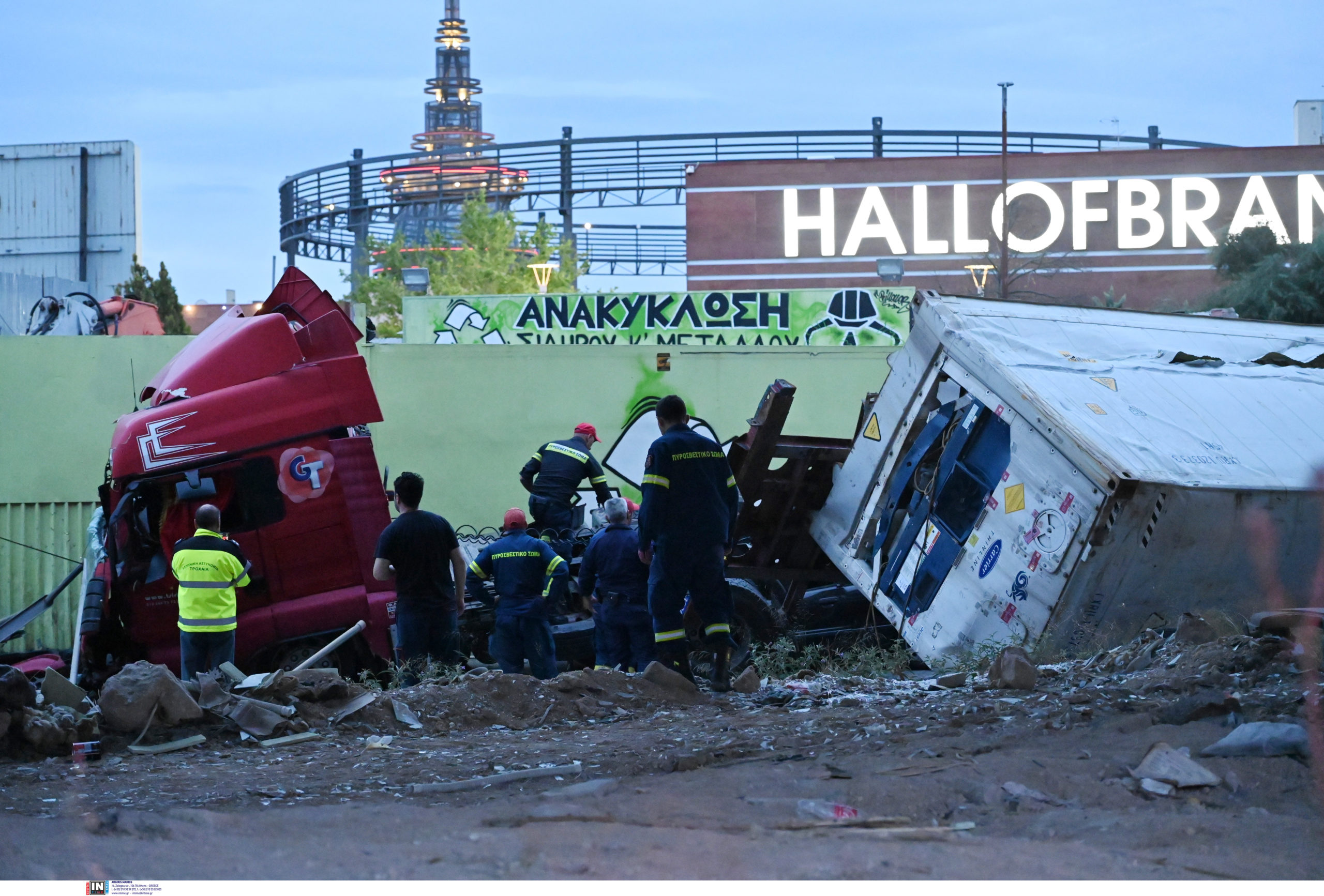 Τροχαίο, φορτηγό, Πέτρου Ράλλη