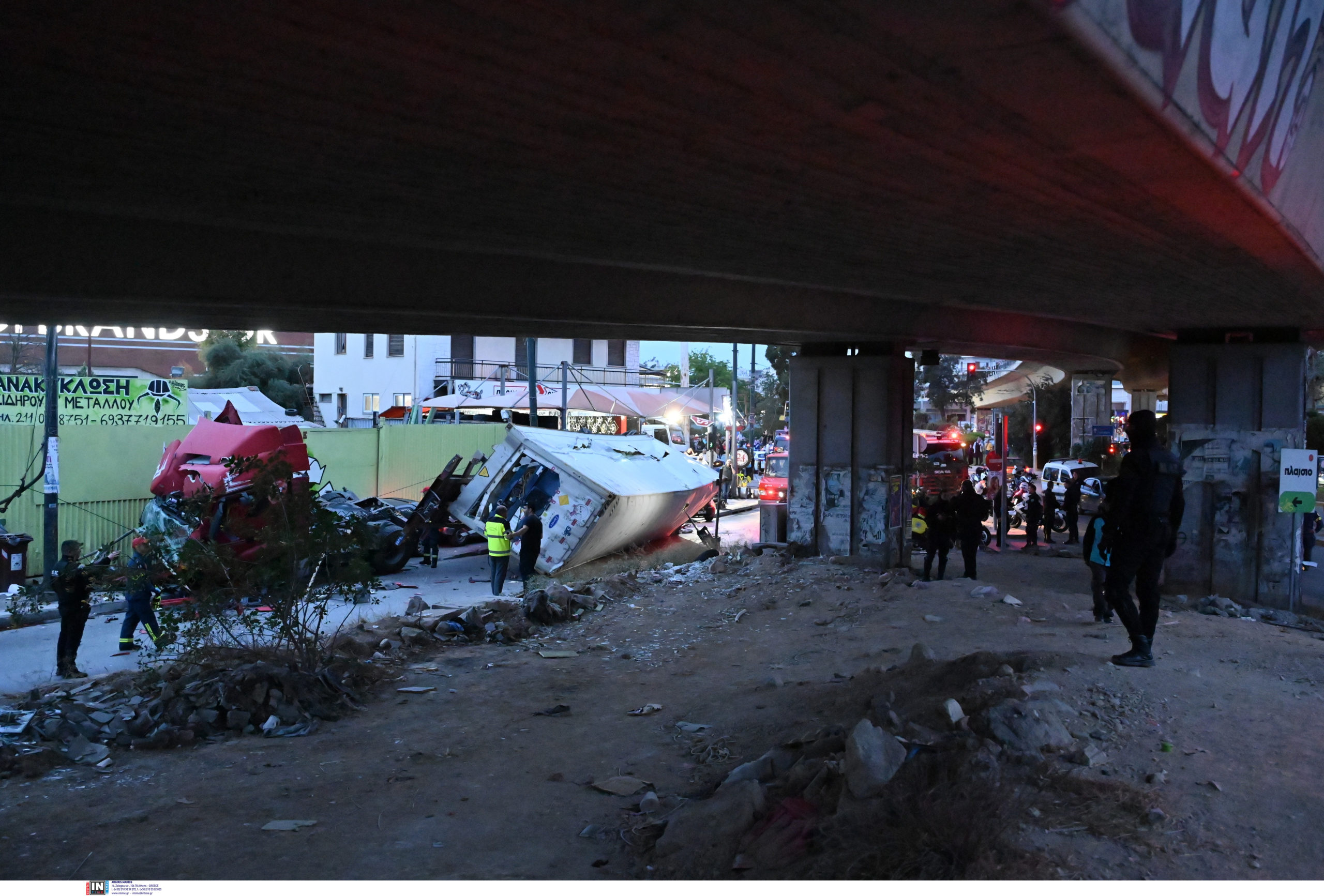 Τροχαίο, φορτηγό, Πέτρου Ράλλη