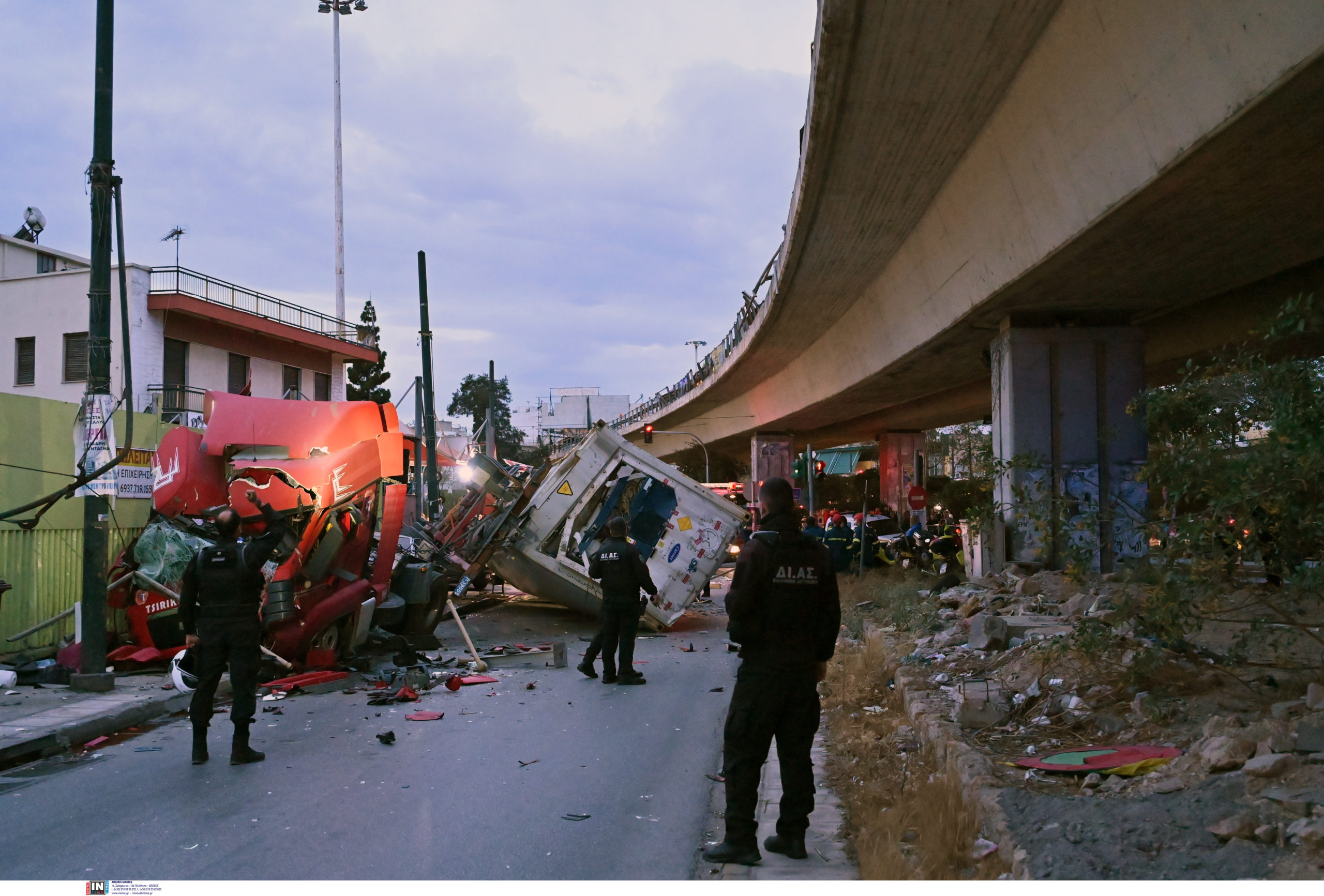 Τροχαίο, φορτηγό, Πέτρου Ράλλη