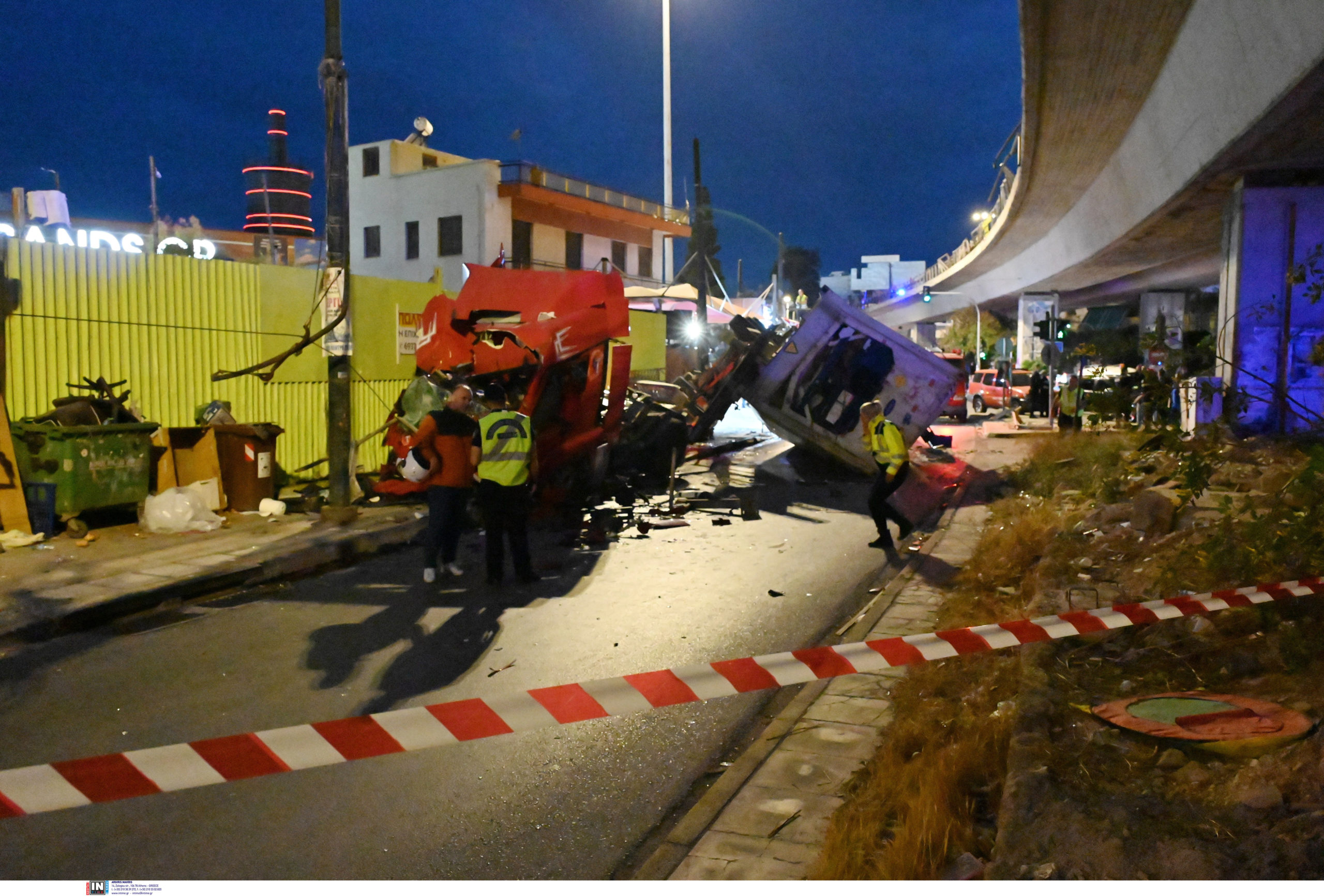 τροχαίο, Πέτρου Ράλλη, φορτηγό