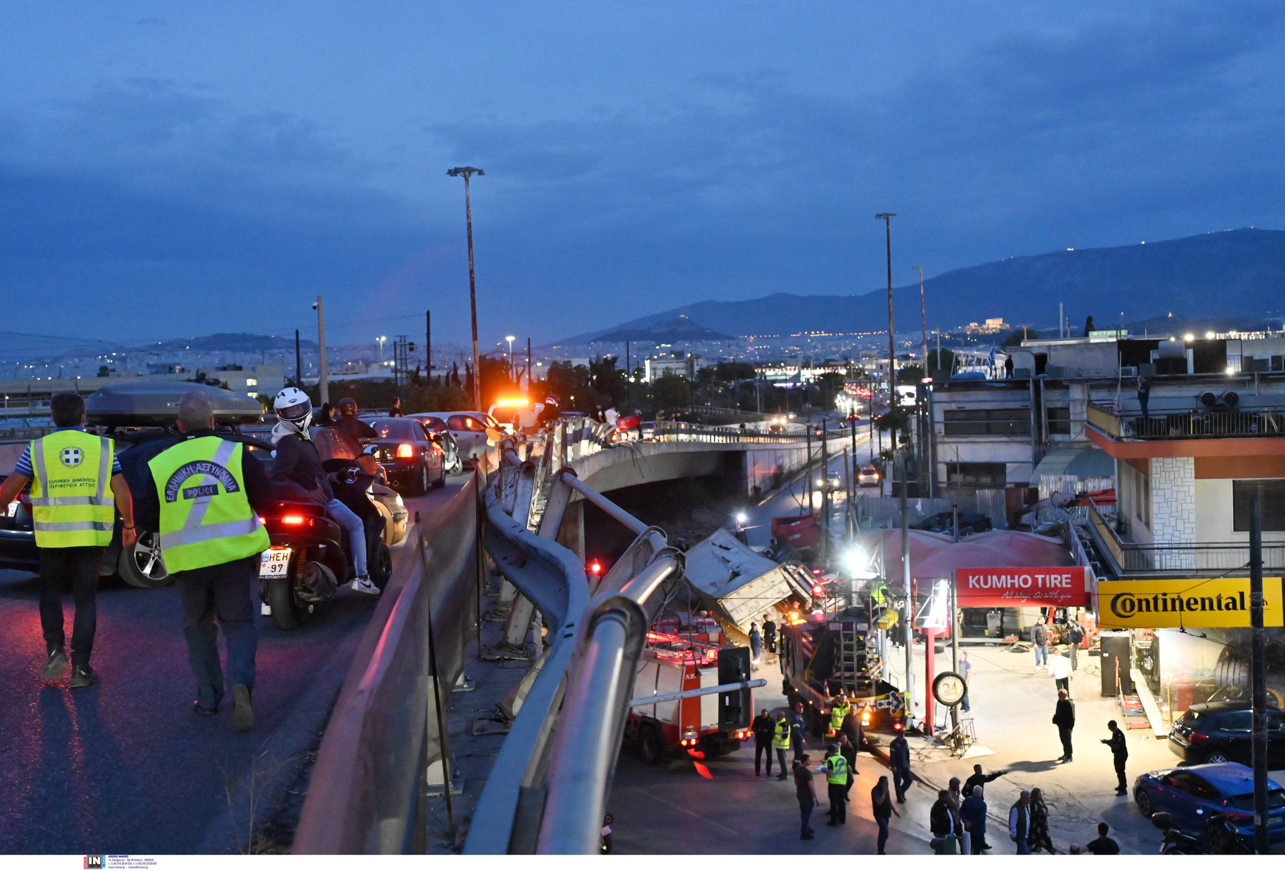 τροχαίο, Πέτρου Ράλλη, φορτηγό