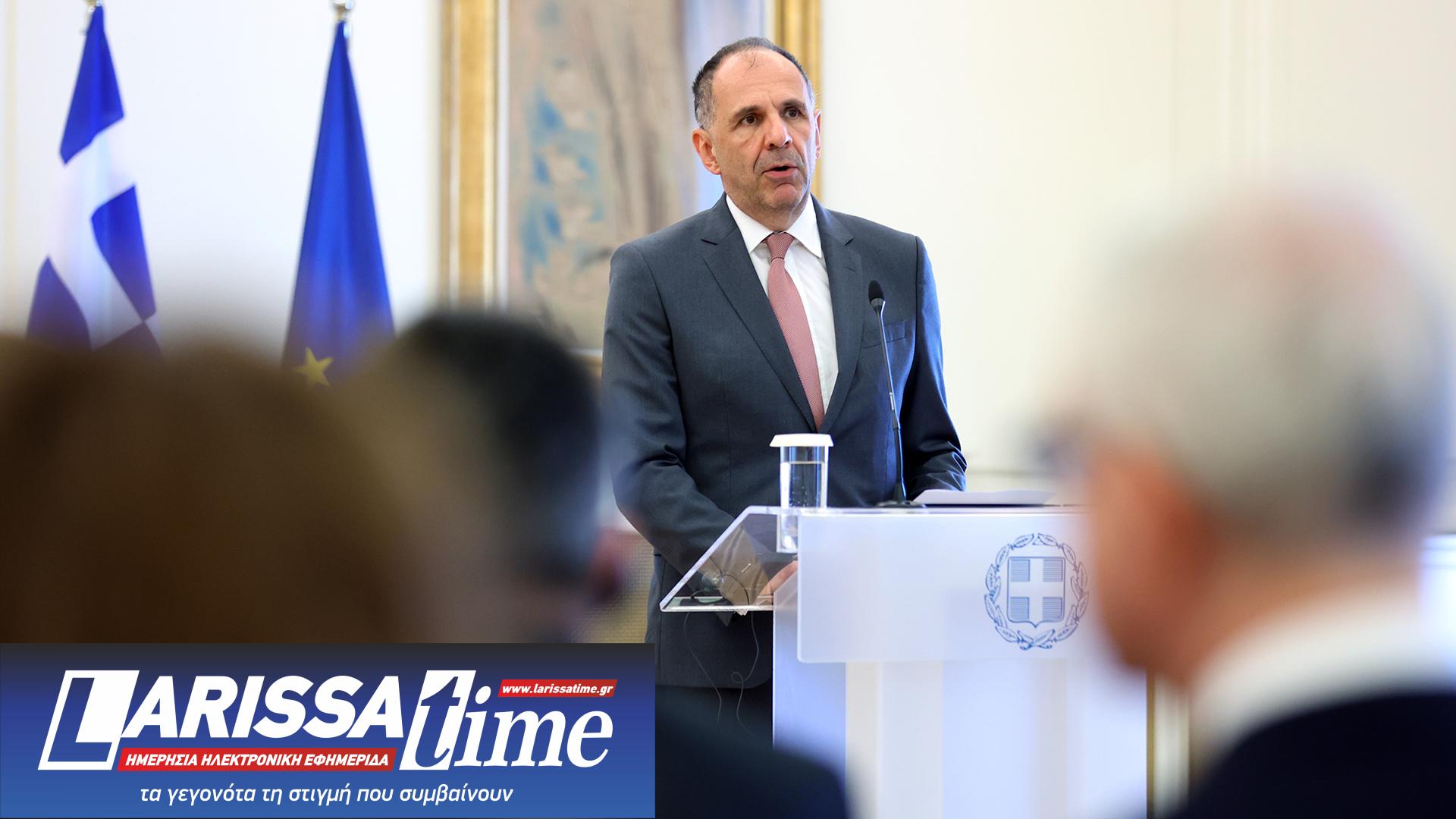 Γεραπετρίτης: Συνάντηση με τον ΥΠΕΞ της Αλβανίας – «Σκιές που τάραξαν τις σχέσεις των δύο χωρών θα πρέπει να εκλείψουν»-1