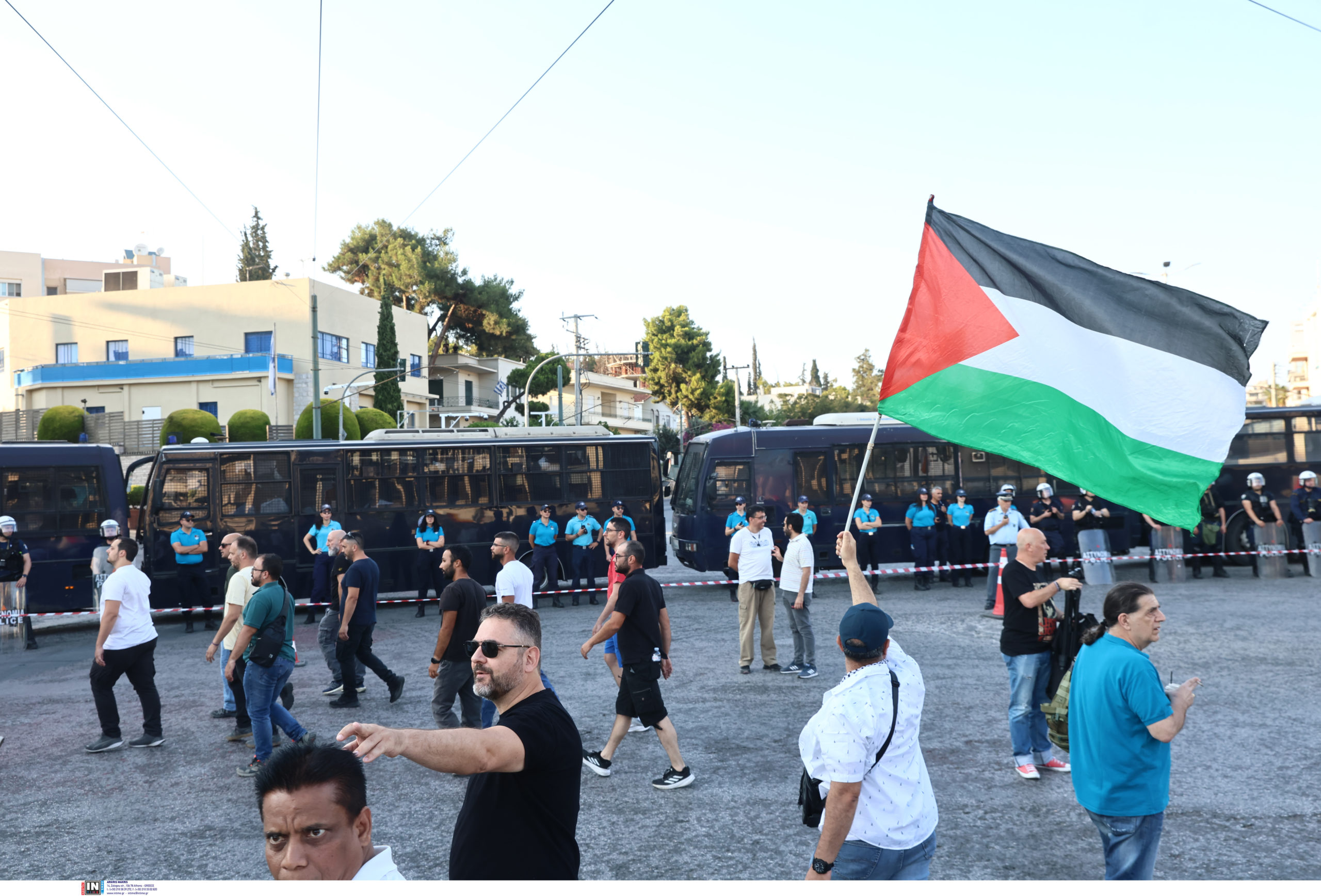 Διαδήλωση Αθήνα Πρεσβεία Ισραήλ