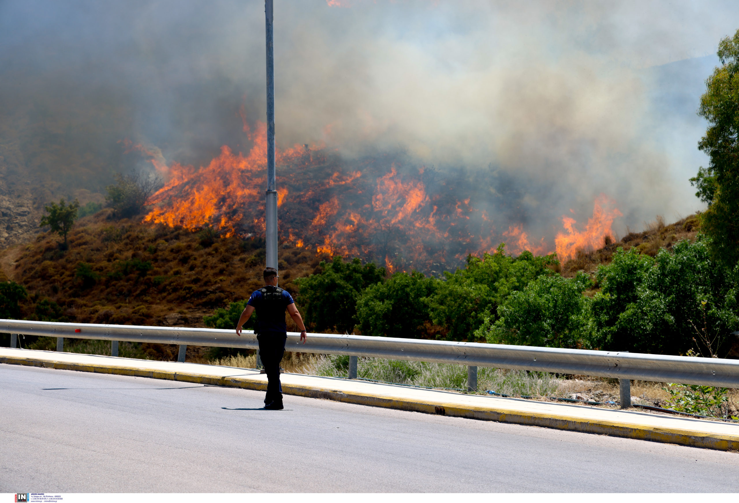 Φωτιά στην Χίο