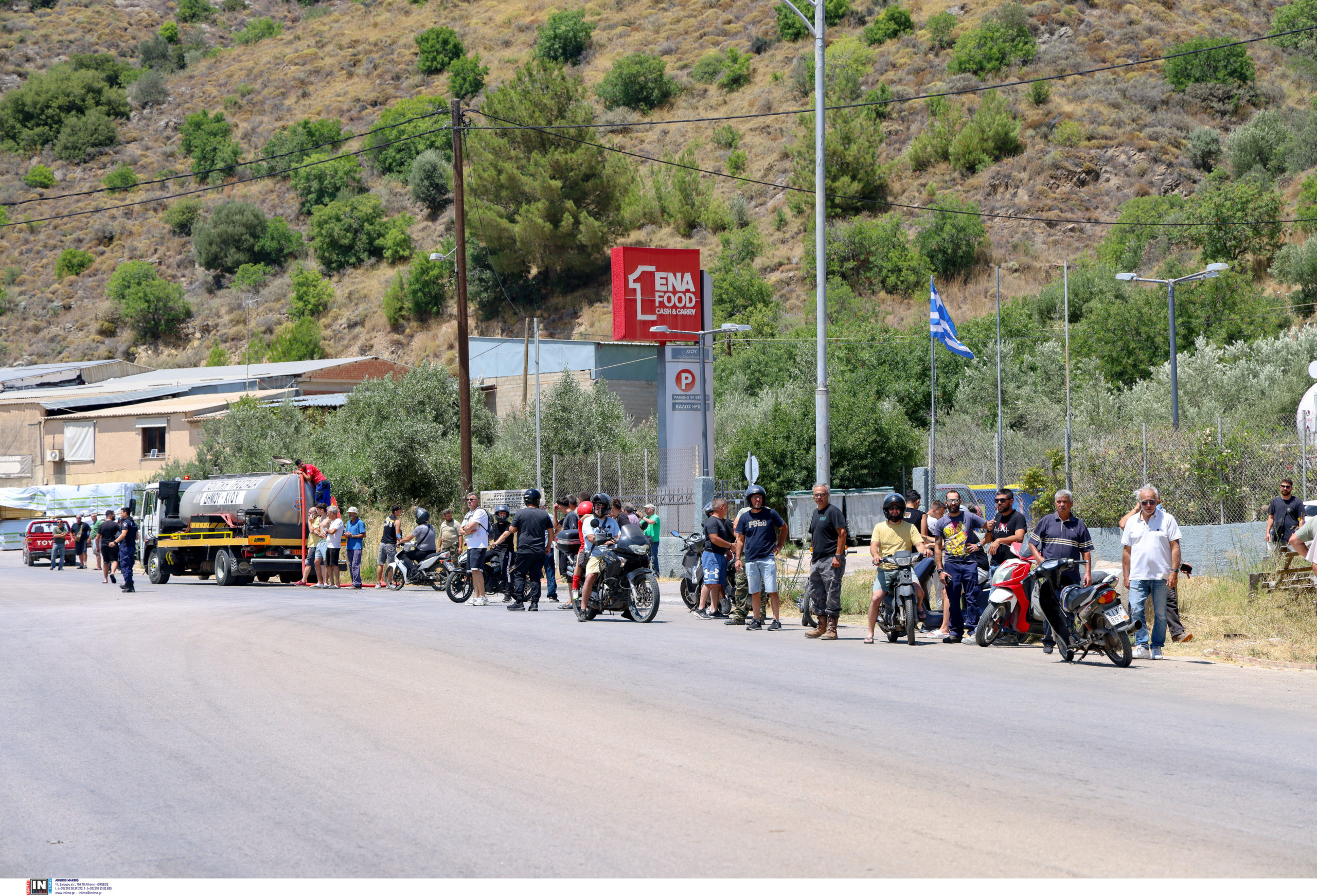 Φωτιά στην Χίο