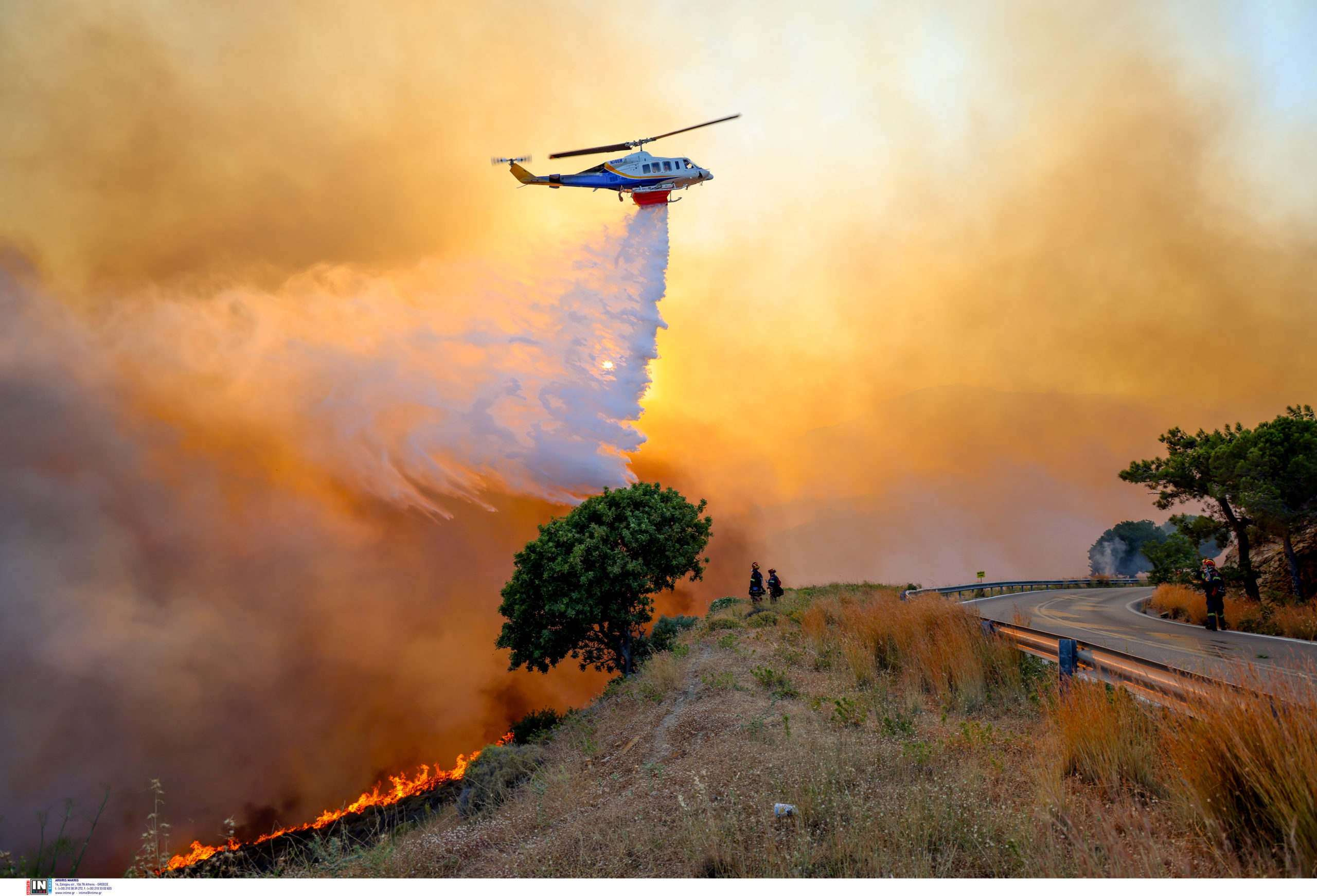 Χίος, φωτιά