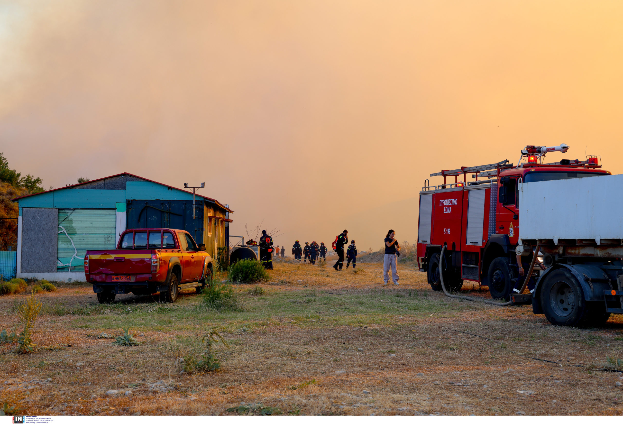 Χίος, φωτιά