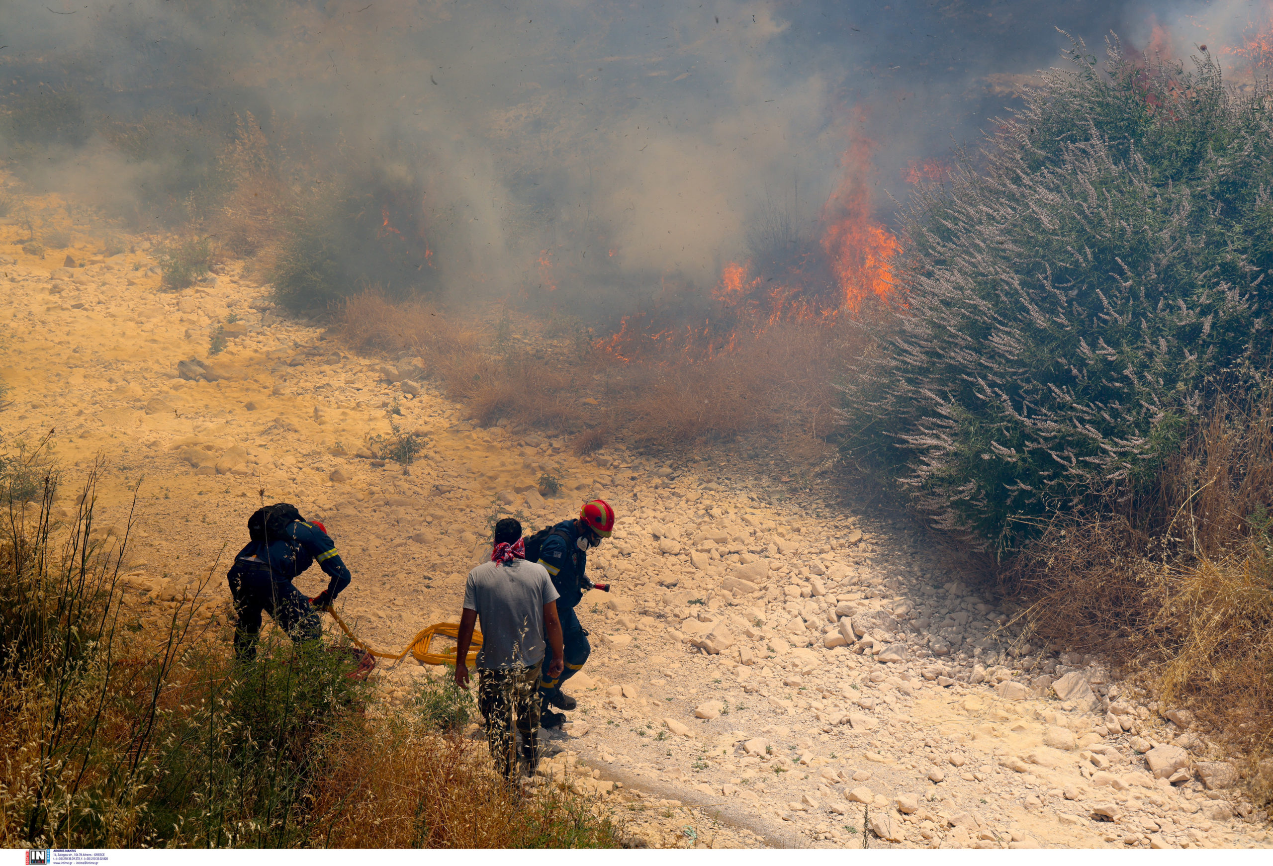 Φωτιά στην Χίο