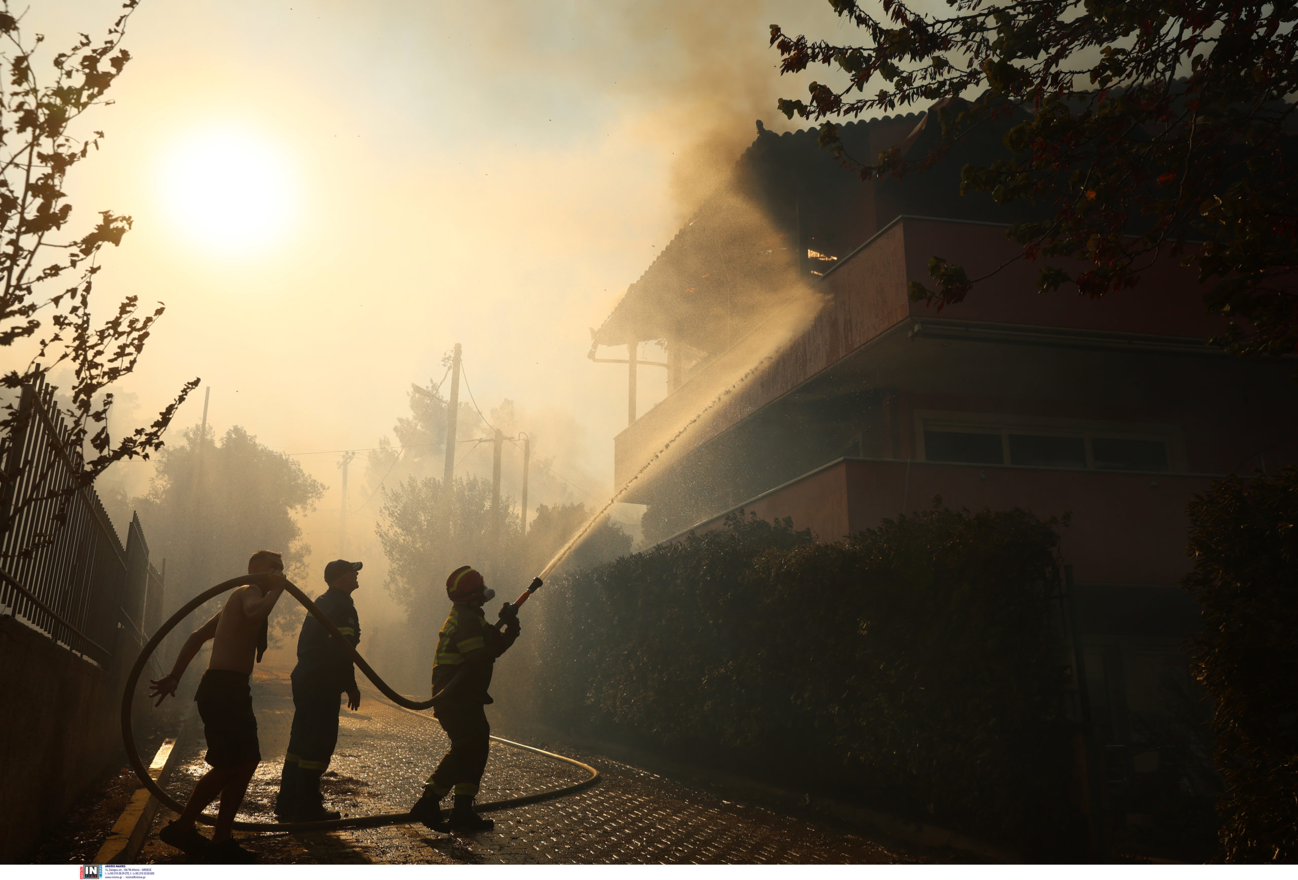 Κρυονέρι, Δροσοπηγή, φωτιά, Αττική