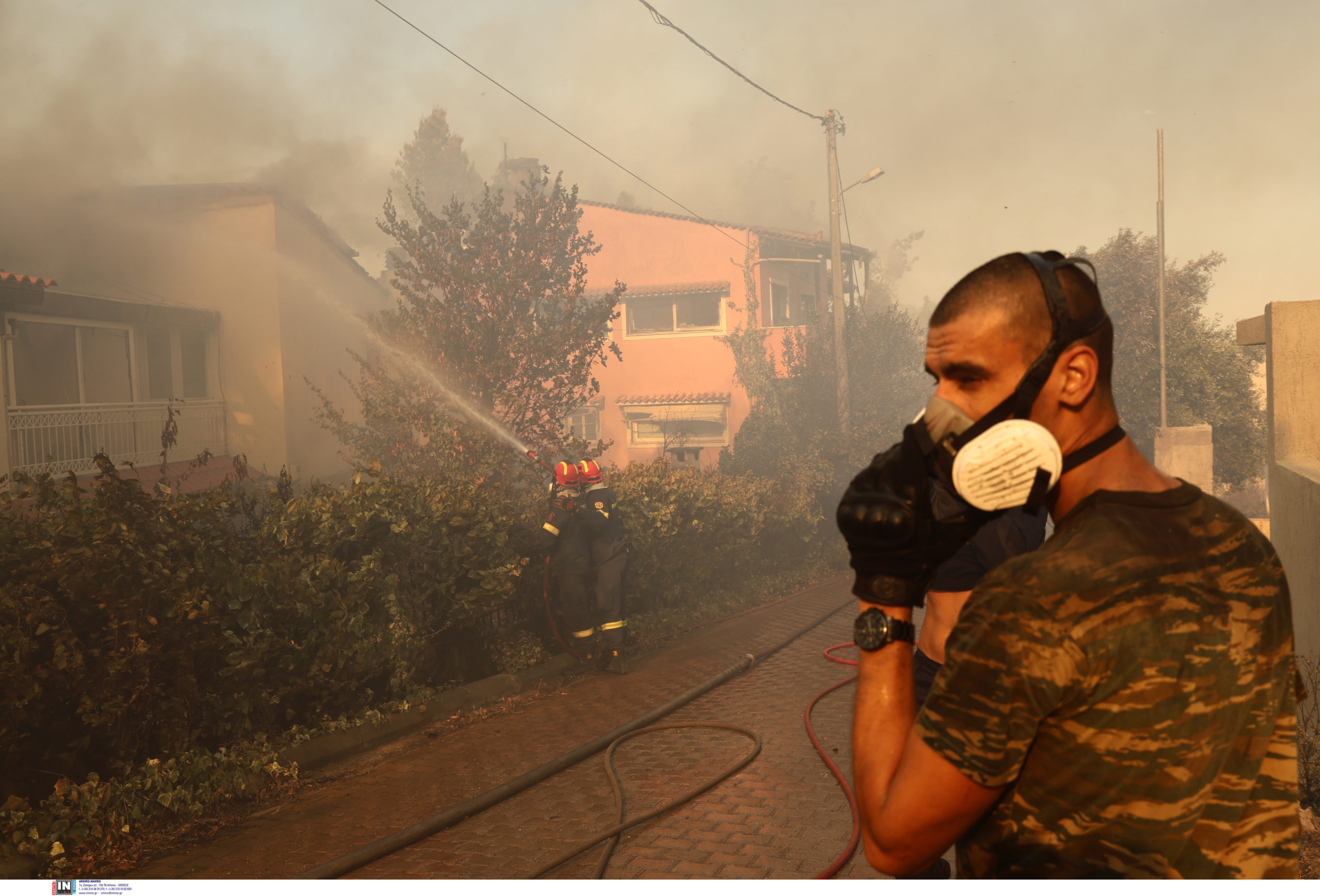 Κρυονέρι, Δροσοπηγή, φωτιά, Αττική