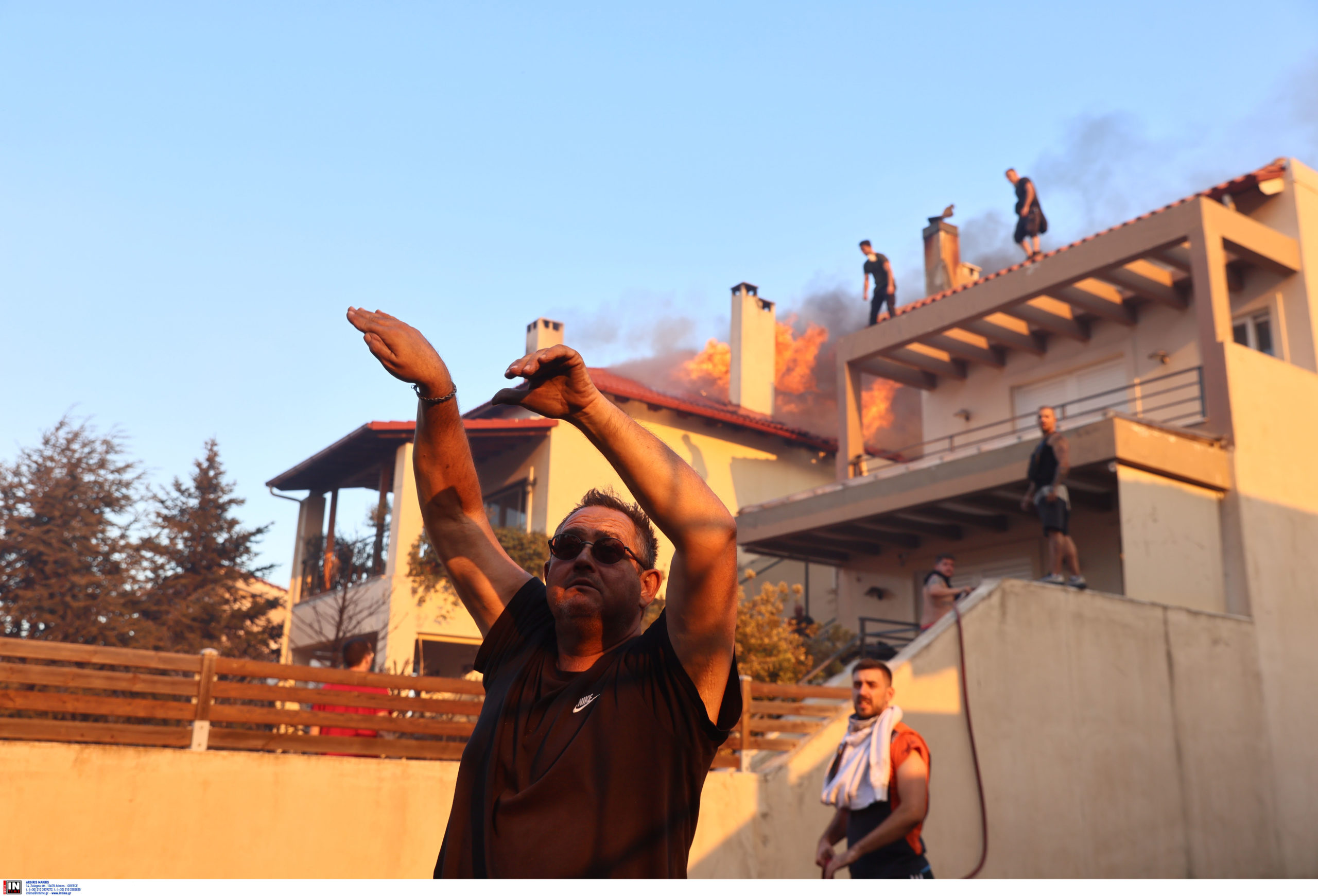 φωτιά, Κρυονέρι, Αττική, Δροσοπηγή