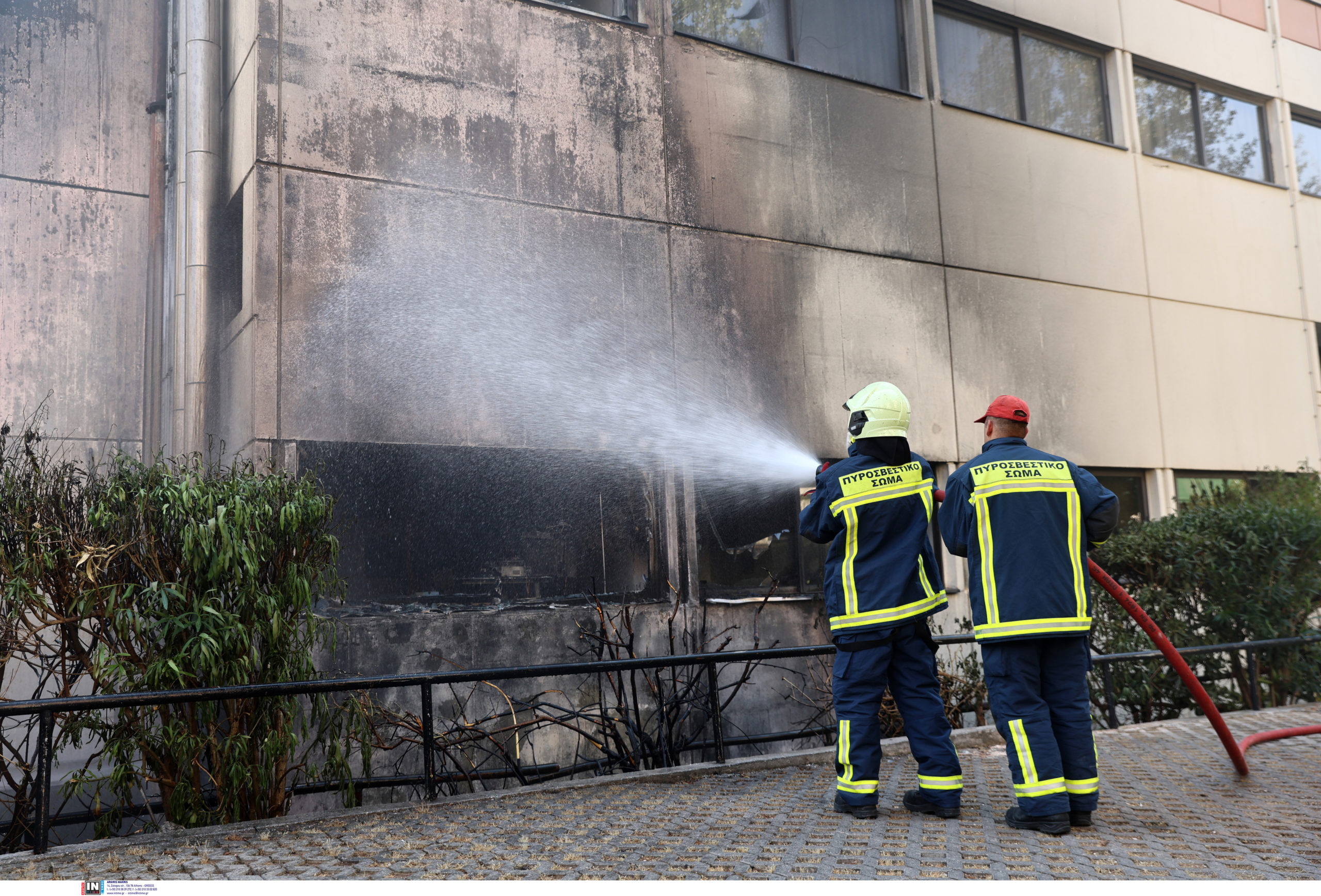 φωτιά, ιδιωτική κλινική, Μεσογείων, νοσοκομείο