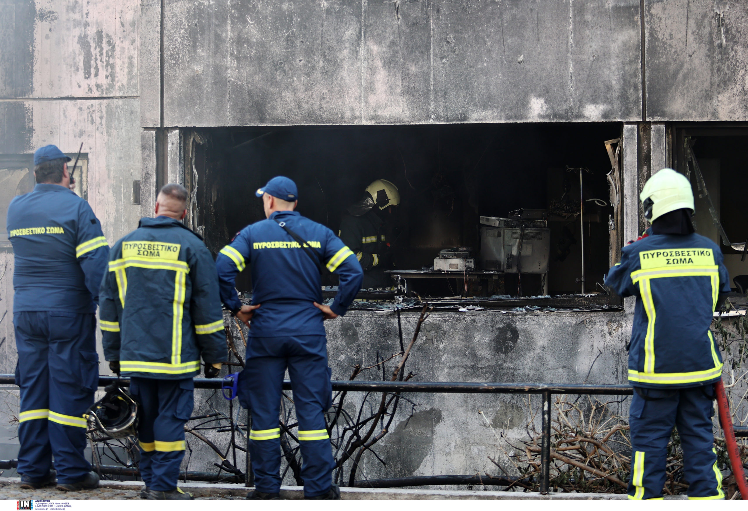 φωτιά, ιδιωτική κλινική, Μεσογείων, νοσοκομείο