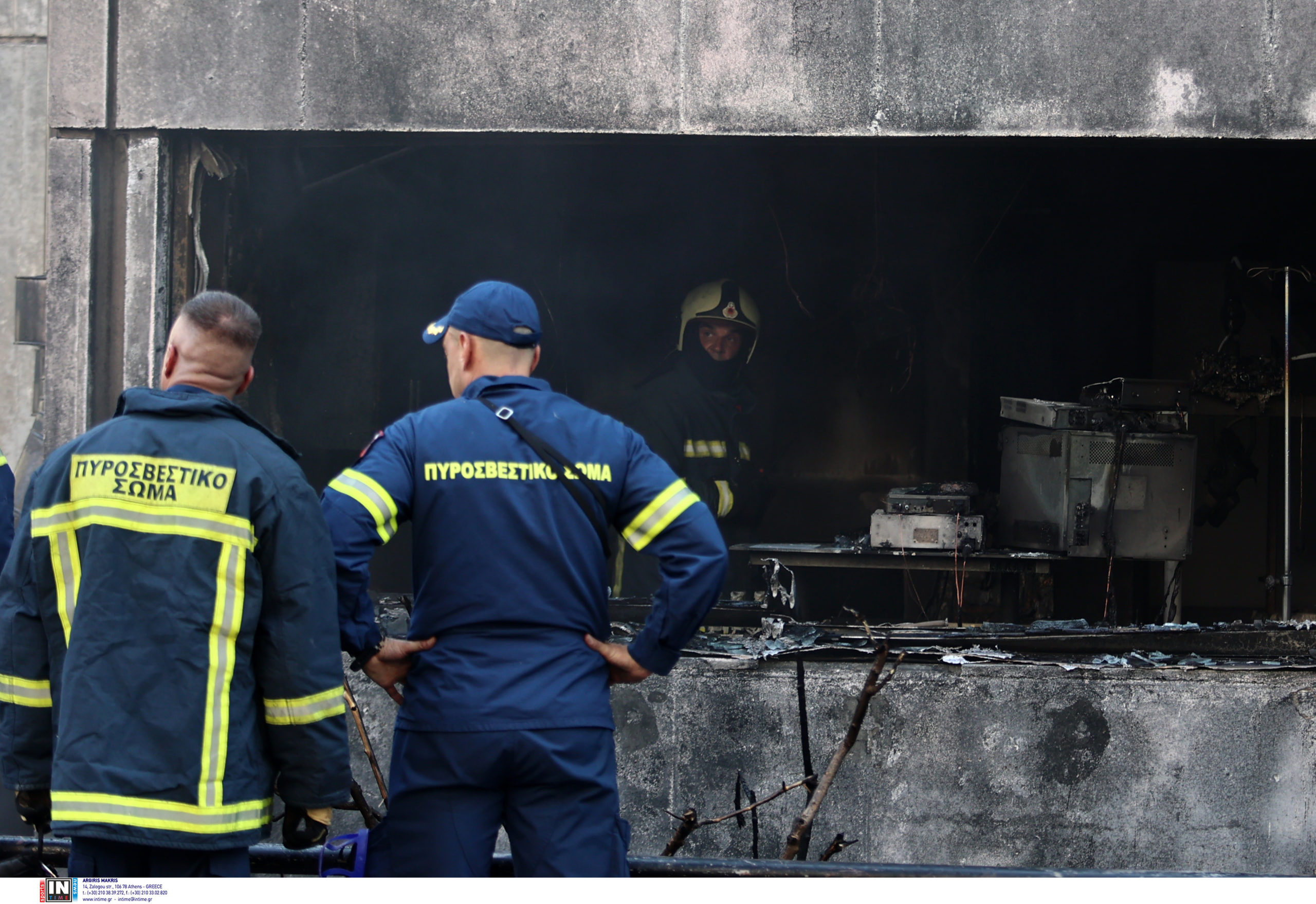 φωτιά, ιδιωτική κλινική, Μεσογείων, νοσοκομείο