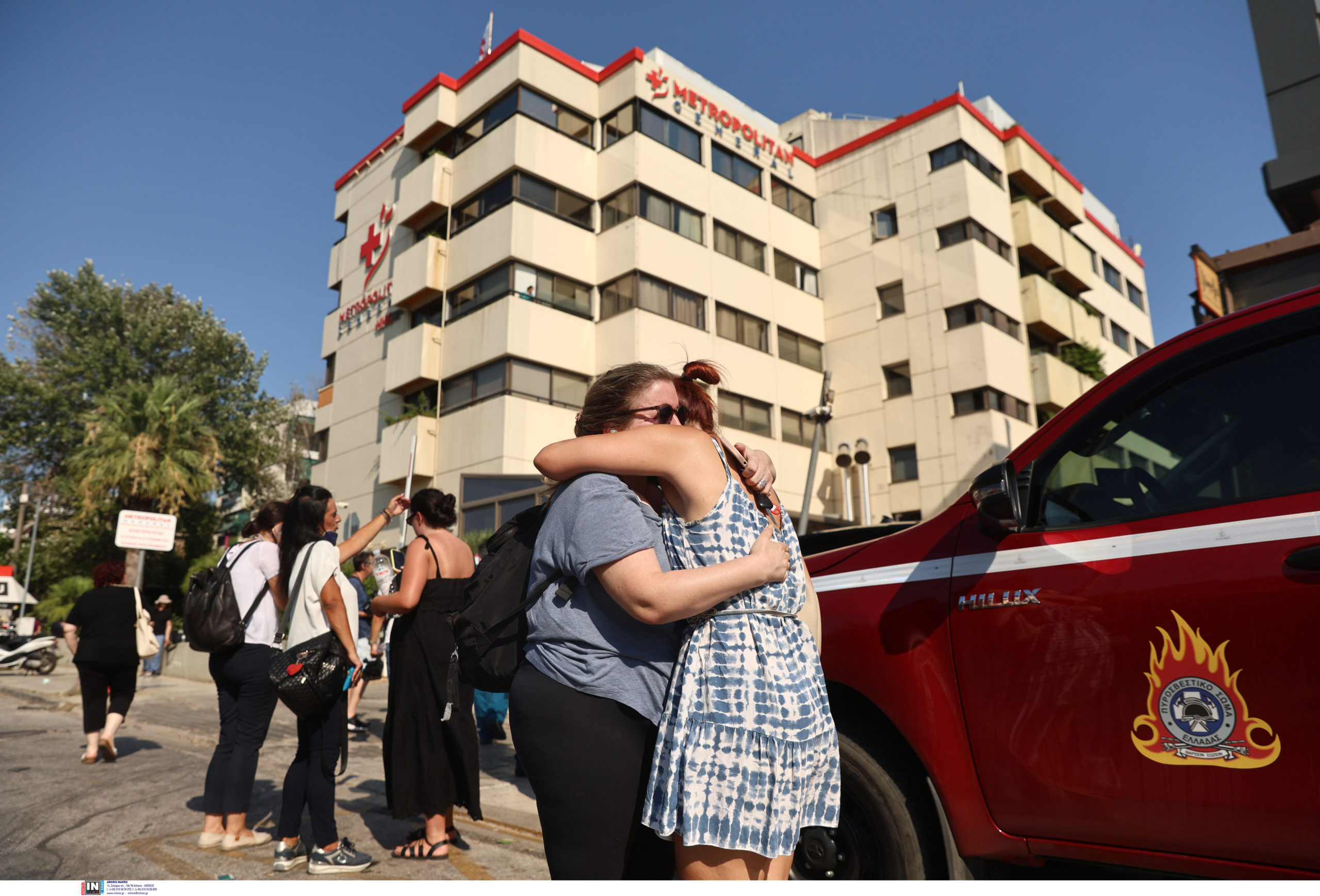 φωτιά, ιδιωτική κλινική, Μεσογείων, νοσοκομείο