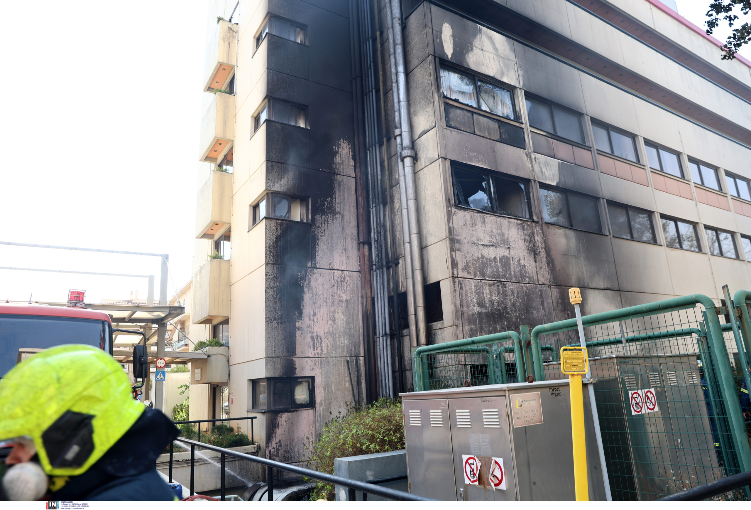 φωτιά, ιδιωτική κλινική, Μεσογείων, νοσοκομείο