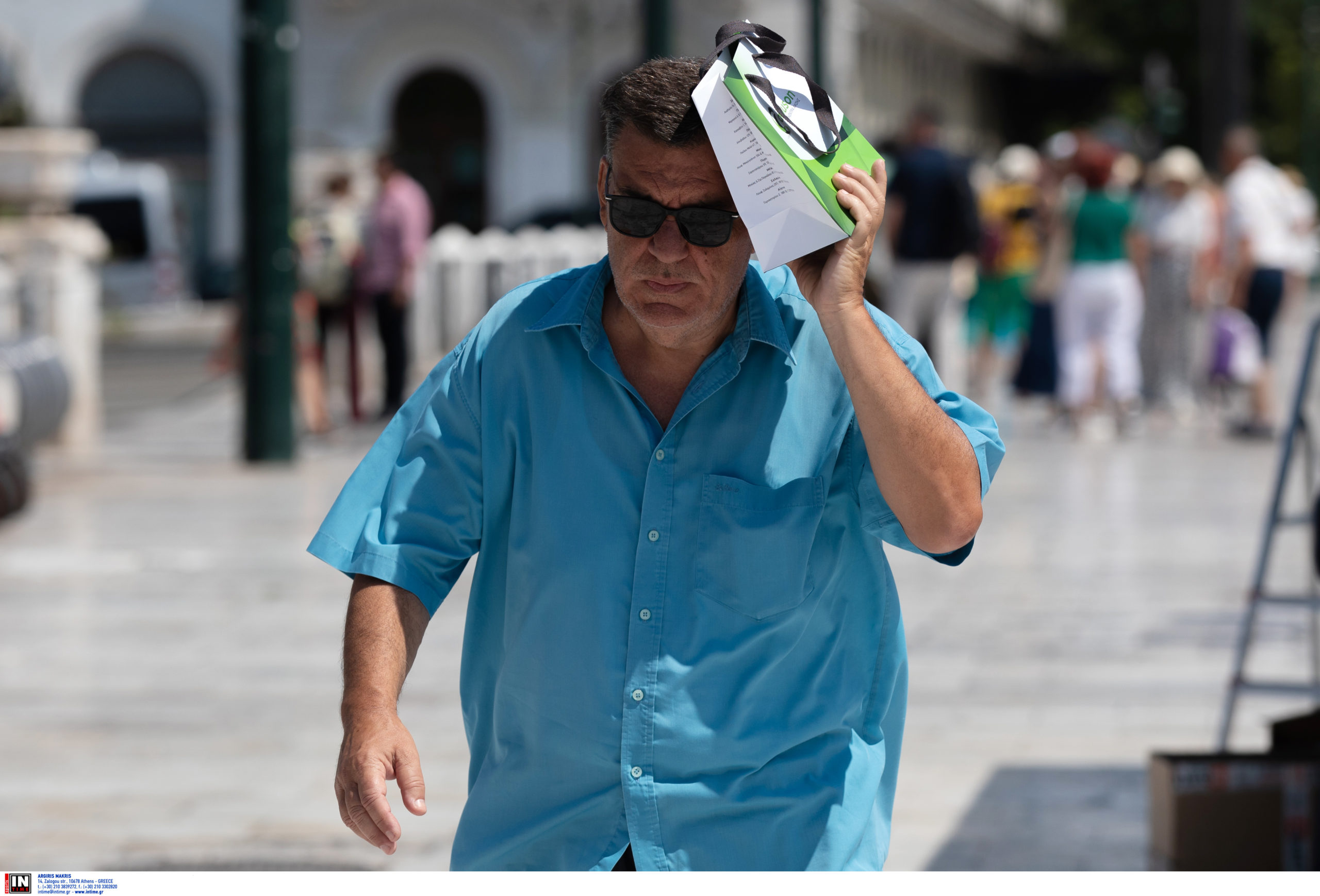 καύσωνας, Αθήνα, κέντρο