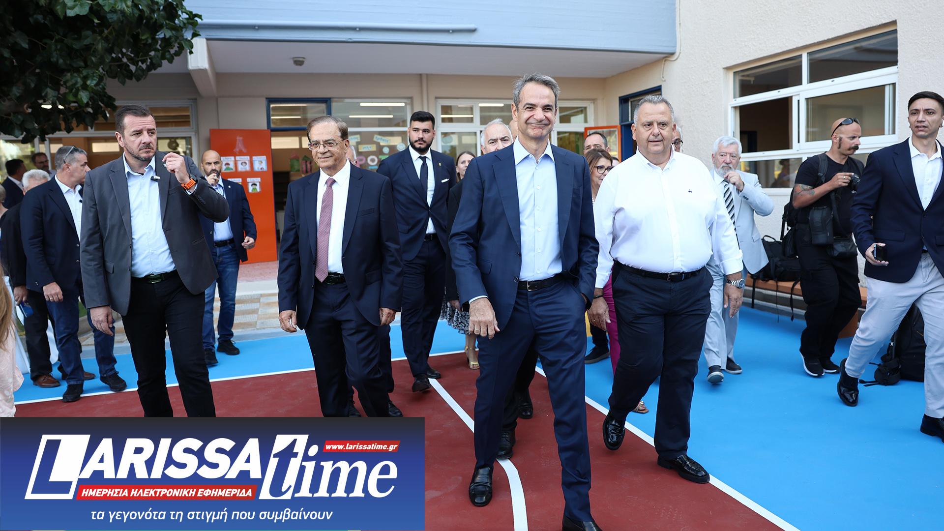 Στον αγιασμό του 8ου Δημοτικού Σχολείου Νέας Φιλαδέλφειας ο Μητσοτάκης-1