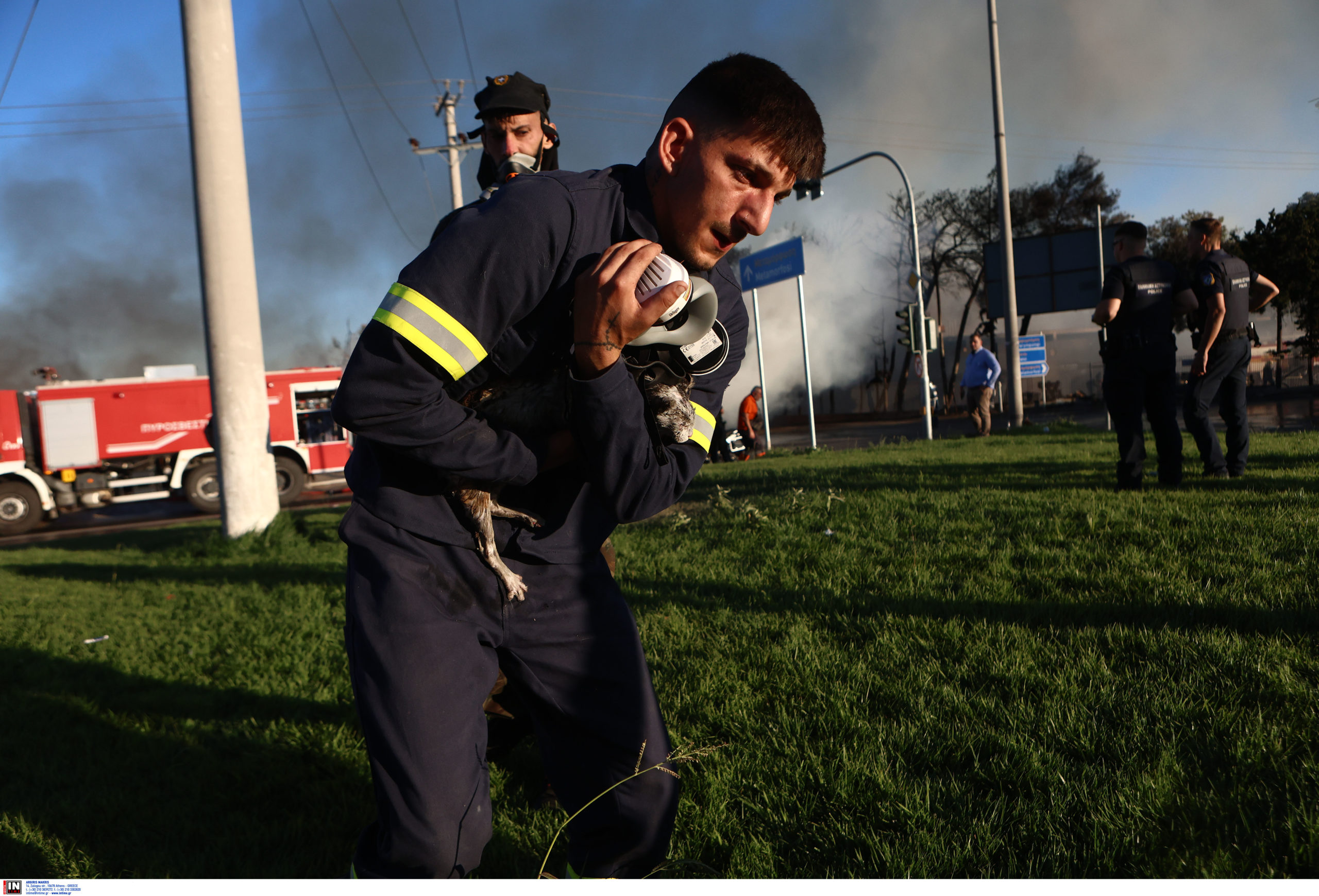 φωτιά στις Αχαρνές