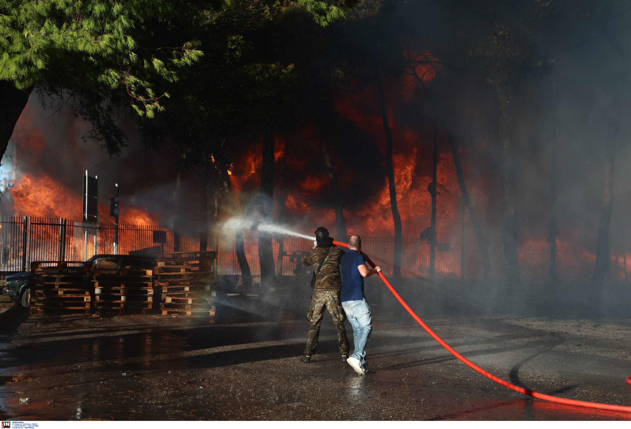 Φωτιά, Αχαρνές