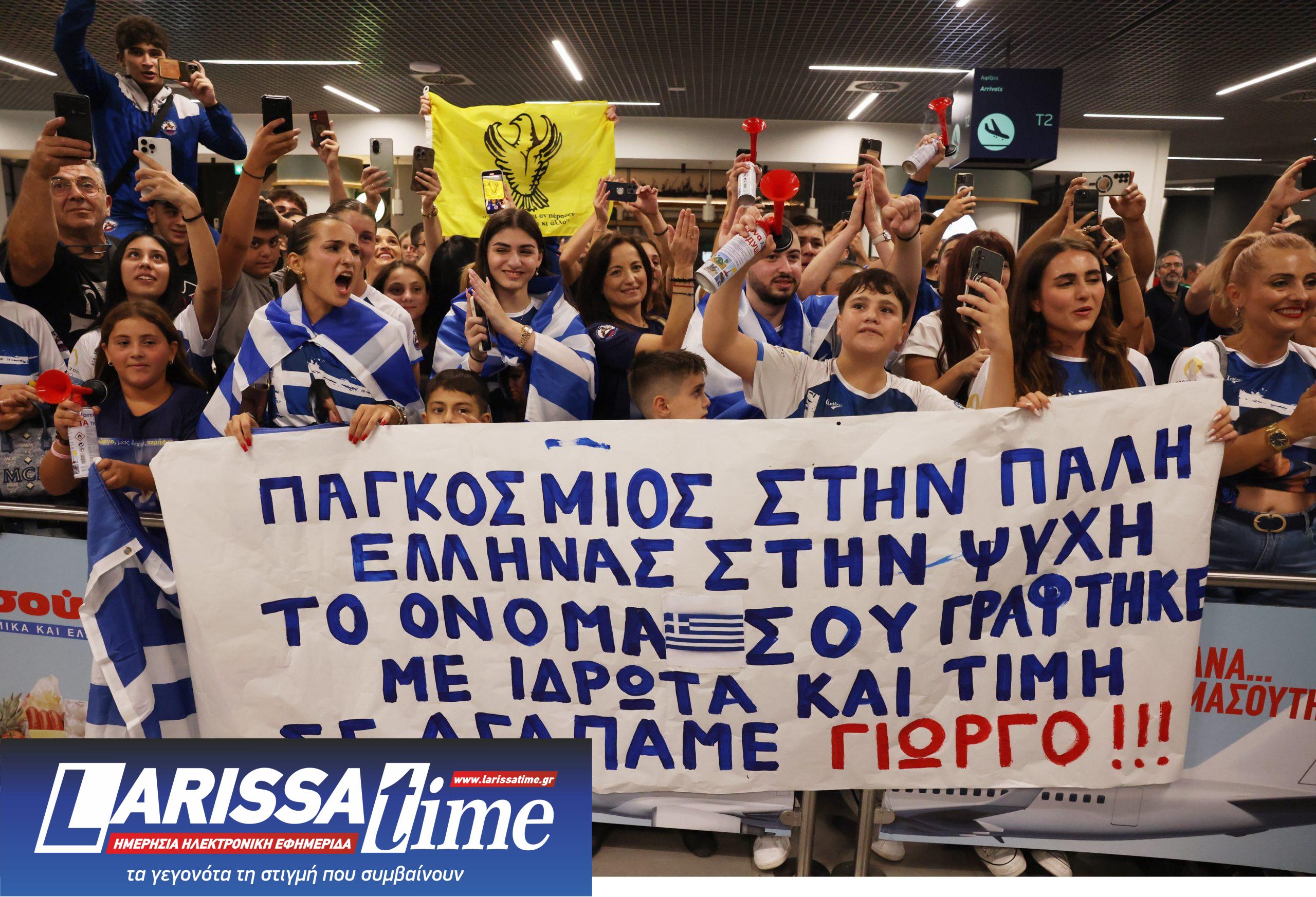 ΘΕΣΣΑΛΟΝΙΚΗ ΑΦΙΞΗ ΤΟΥ ΠΑΓΚΟΣΜΙΟΥ ΠΡΩΤΑΘΛΗΤΗ ΠΑΛΗΣ ΓΙΩΡΓΟΥ ΚΟΥΓΙΟΥΜΤΣΙΔΗ