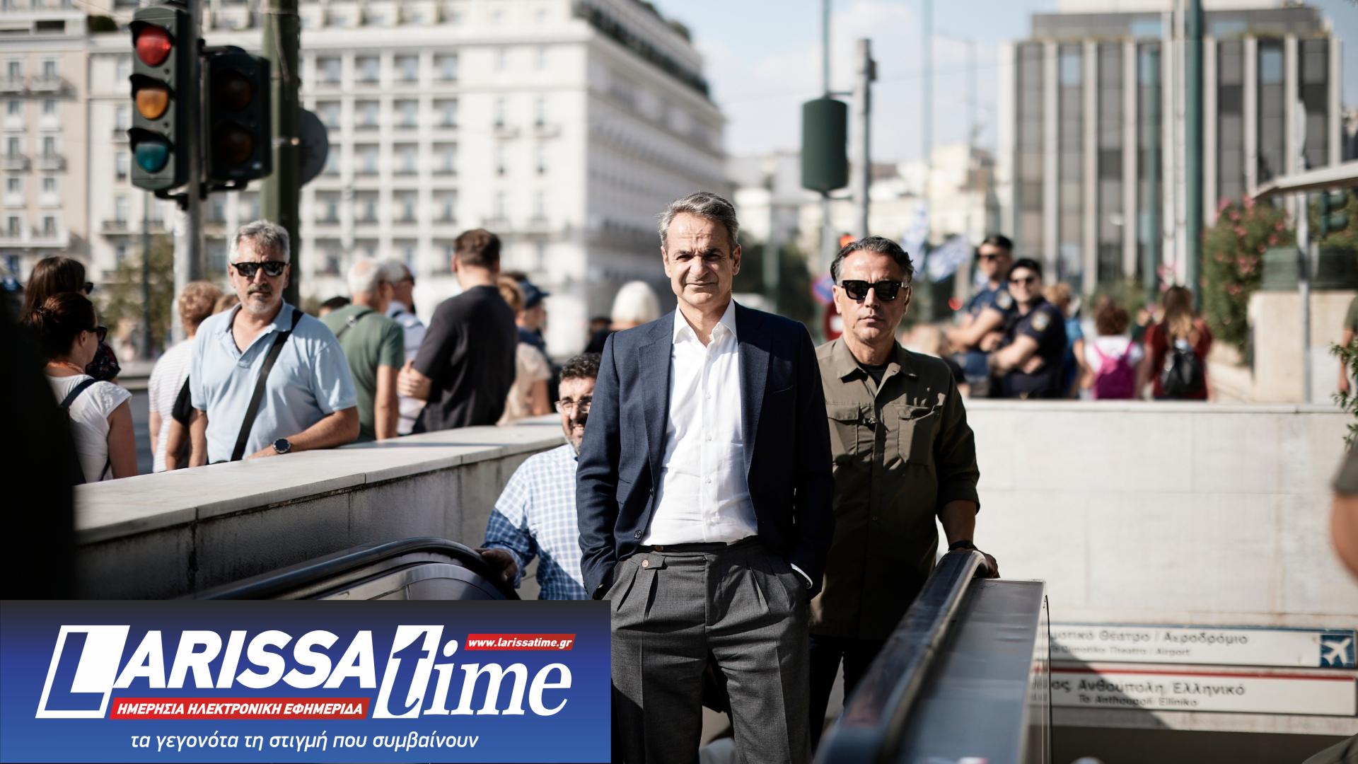 Κυρ. Μητσοτάκης: Στο μετρό του Συντάγματος ενόψει της 24ωρης λειτουργίας τα Σάββατα-1