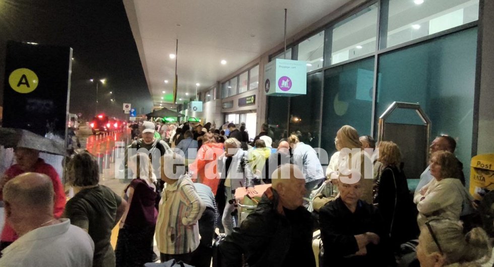 Κακοκαιρία- Ζάκυνθος- αεροδρόμιο